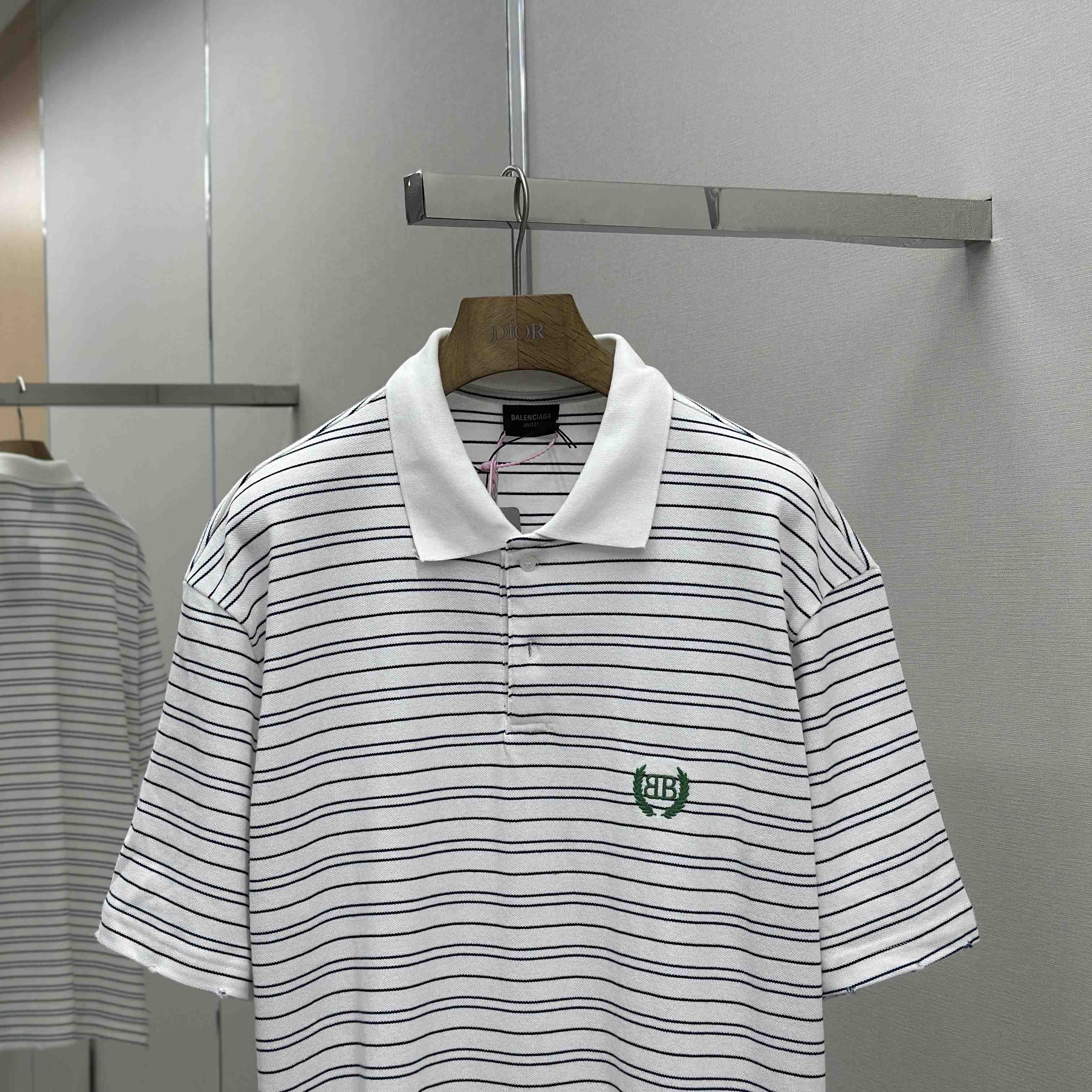 Balenciaga Logo-embroidered Polo Shirt - EUR FASHION