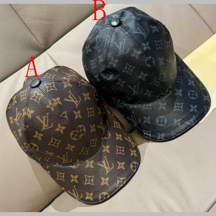 Louis Vuitton Leather Cap - EUR FASHION