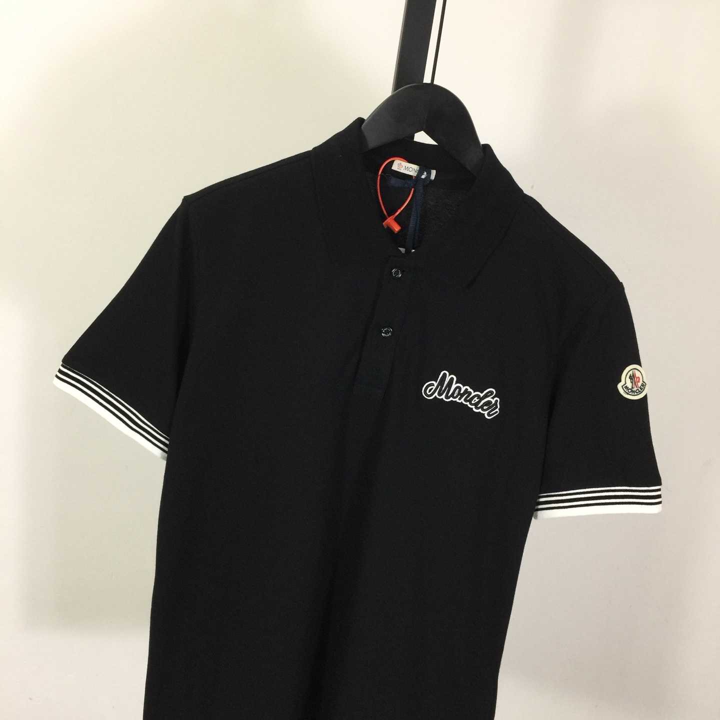 Moncler Logo Cotton Polo Shirt - EUR FASHION