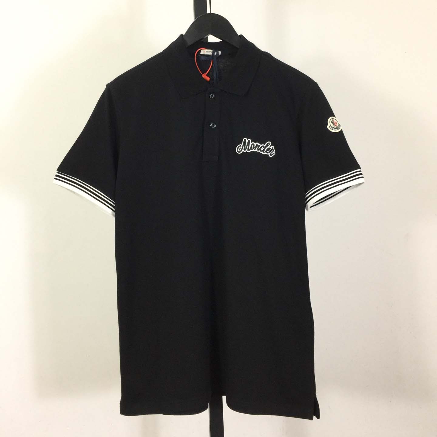 Moncler Logo Cotton Polo Shirt - EUR FASHION