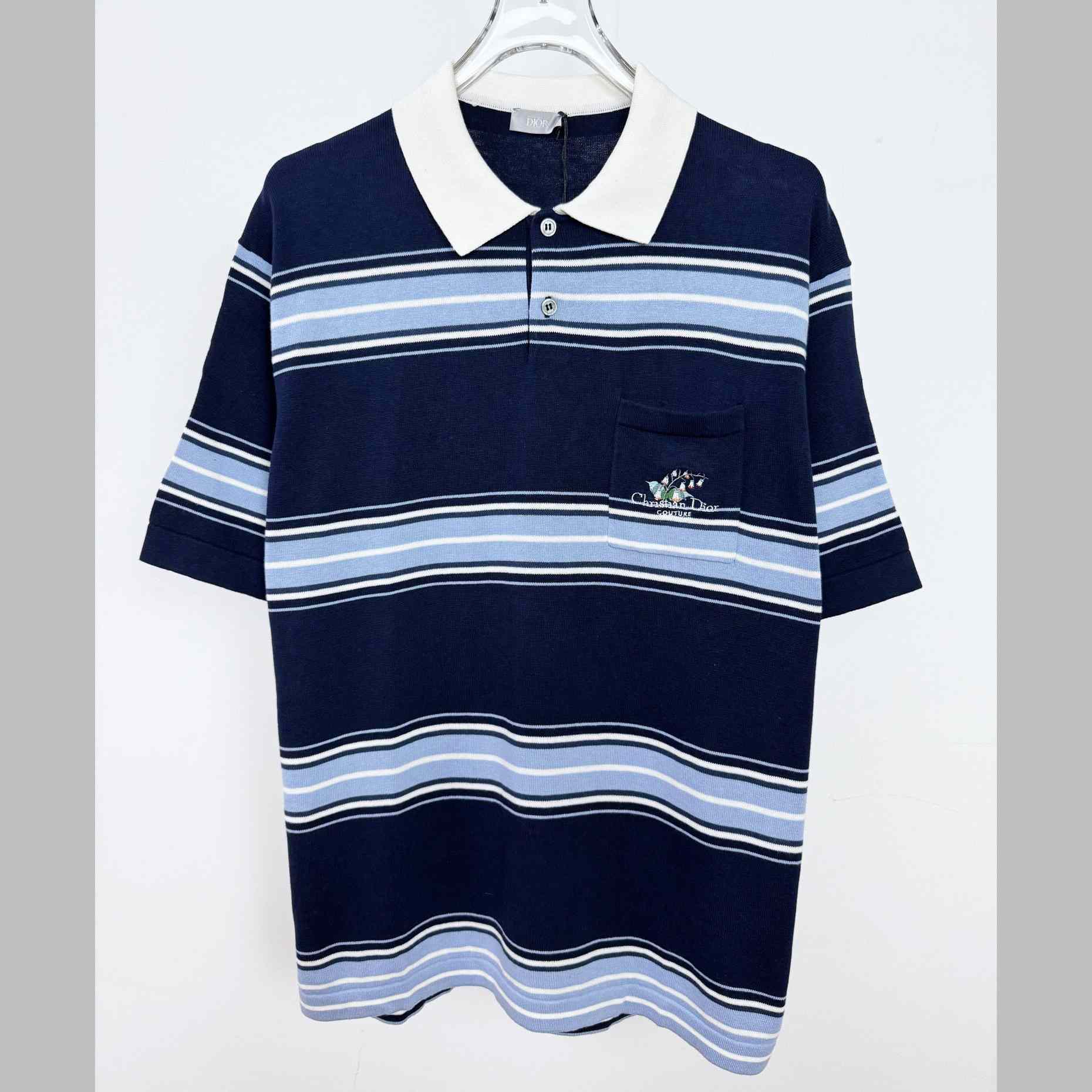 Christian Dior Couture Lily of the Valley Polo Shirt  - EUR FASHION