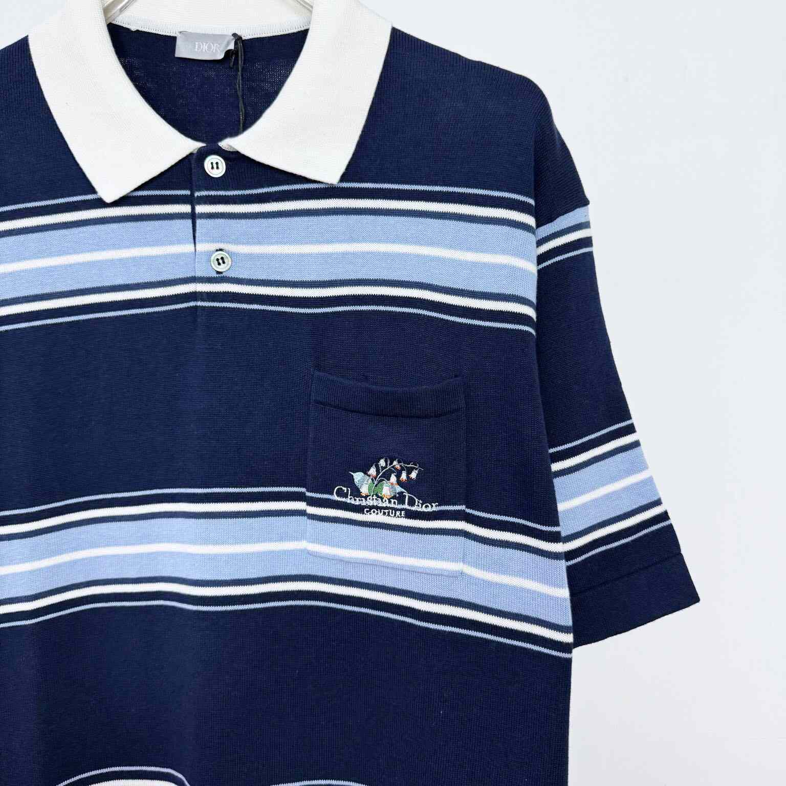 Christian Dior Couture Lily of the Valley Polo Shirt  - EUR FASHION