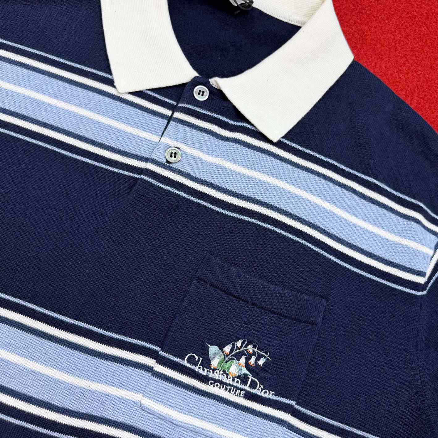 Christian Dior Couture Lily of the Valley Polo Shirt  - EUR FASHION