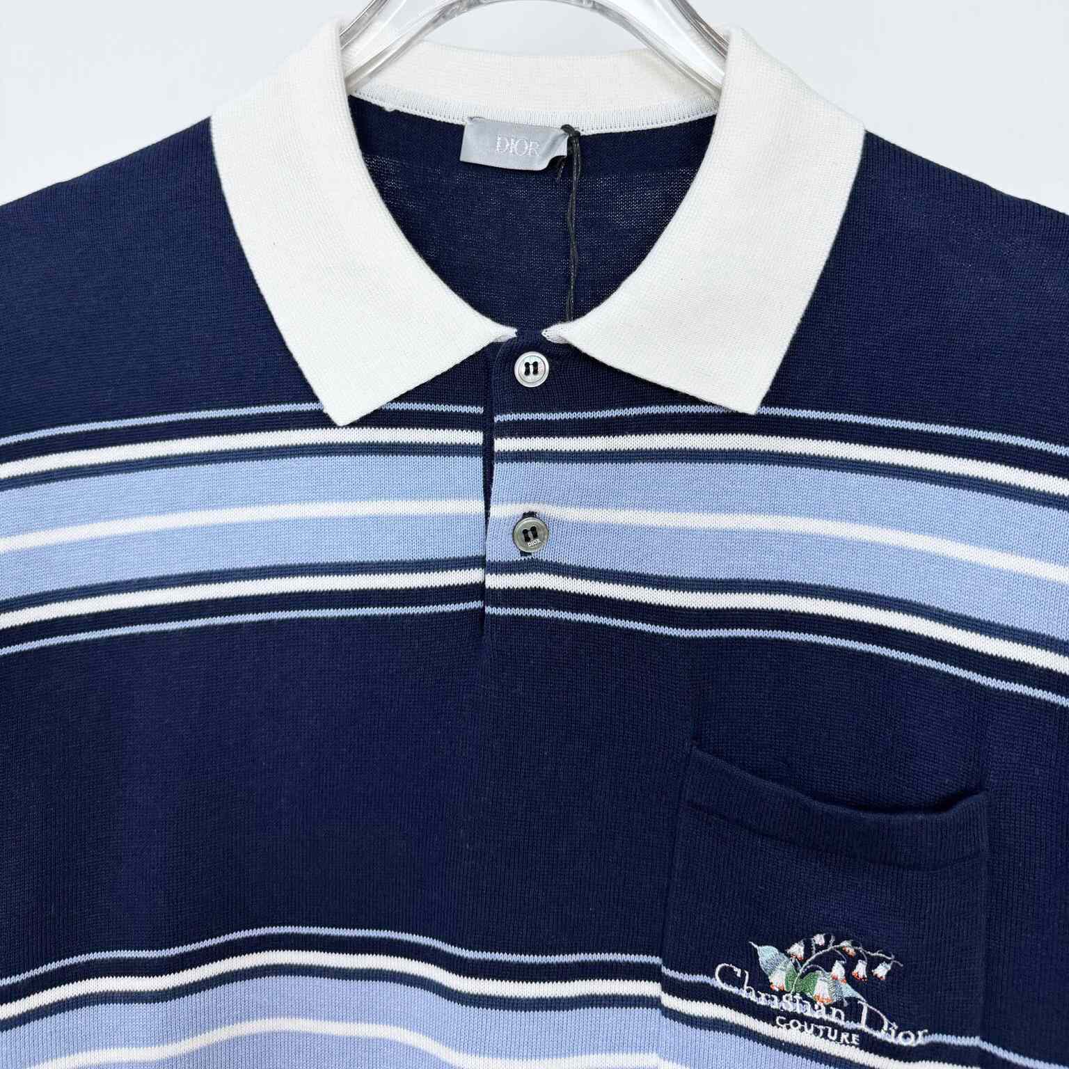 Christian Dior Couture Lily of the Valley Polo Shirt  - EUR FASHION
