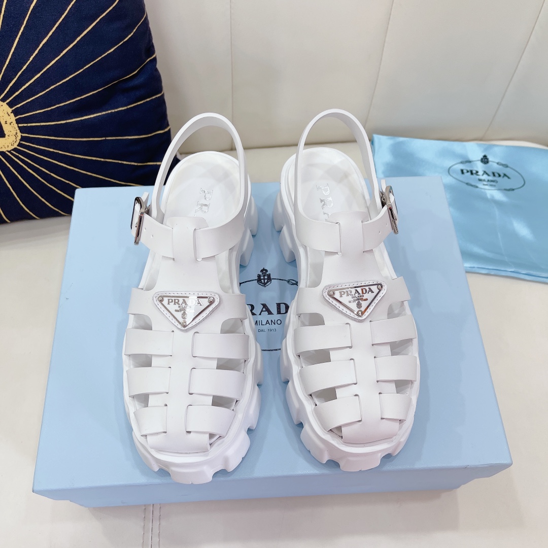 Prada Foam Rubber Sandals - EUR FASHION