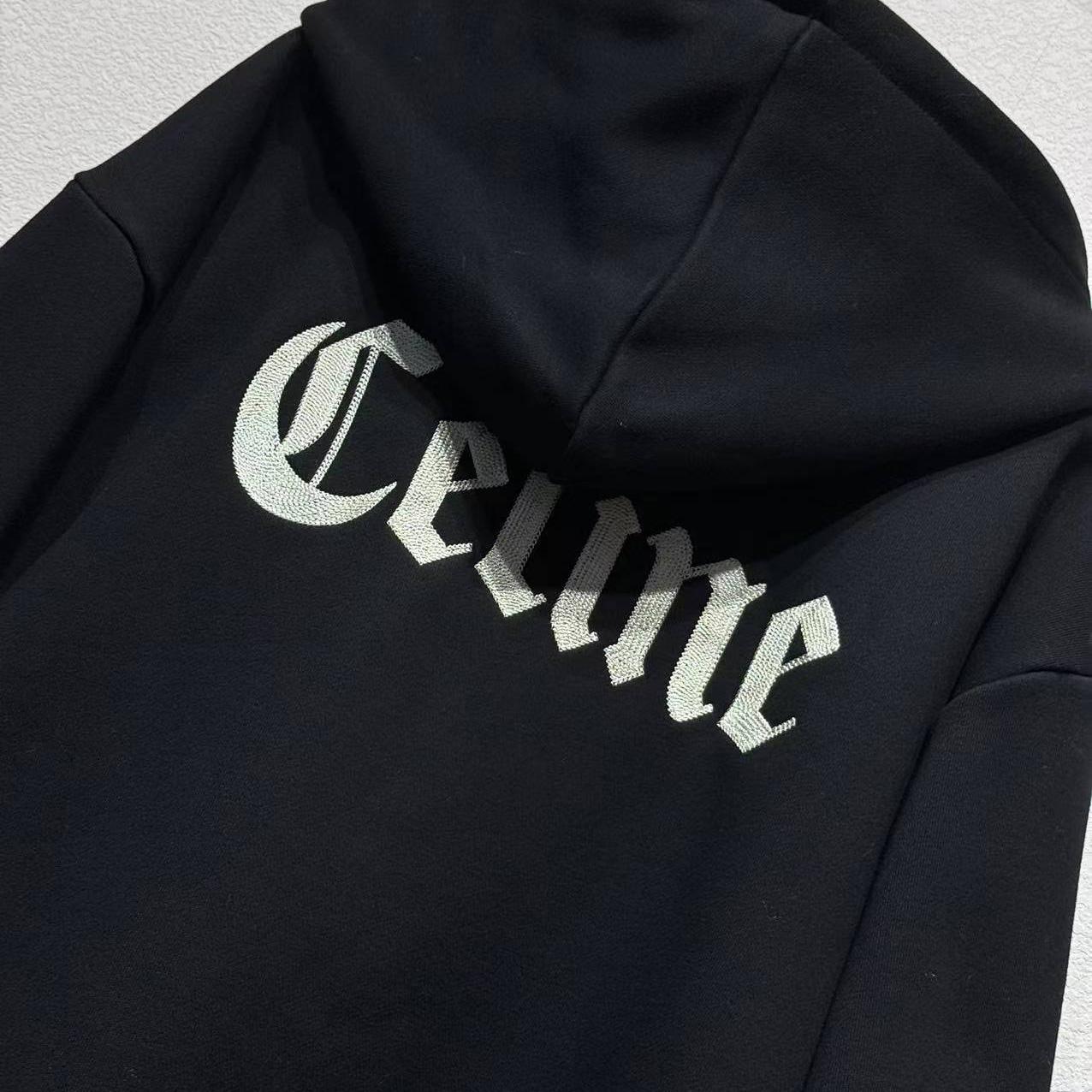 Celine Zipped Hoodie In Cotton Fleece - EUR FASHION
