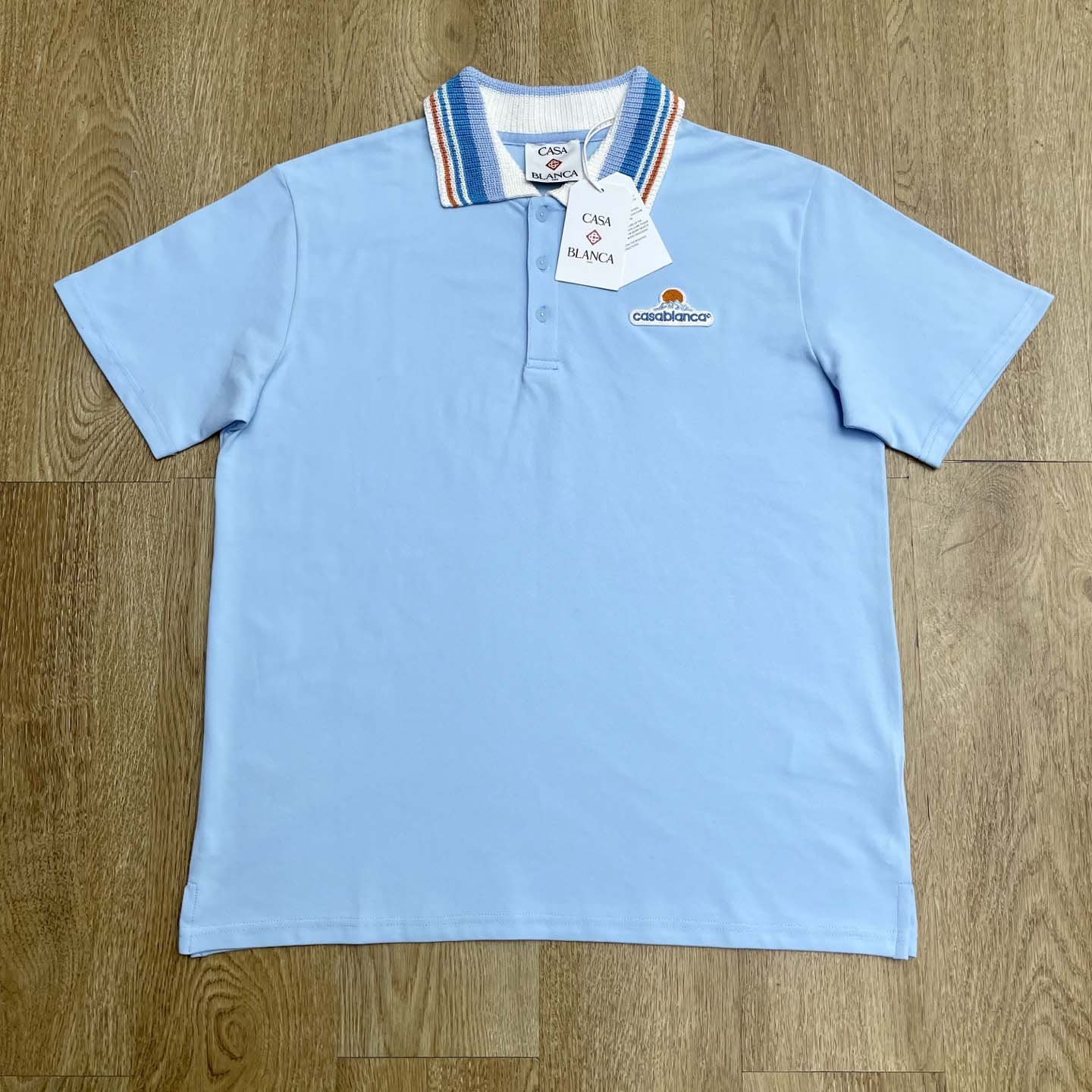 Casablanca Organic-cotton Polo Shirt   c1049 - EUR FASHION