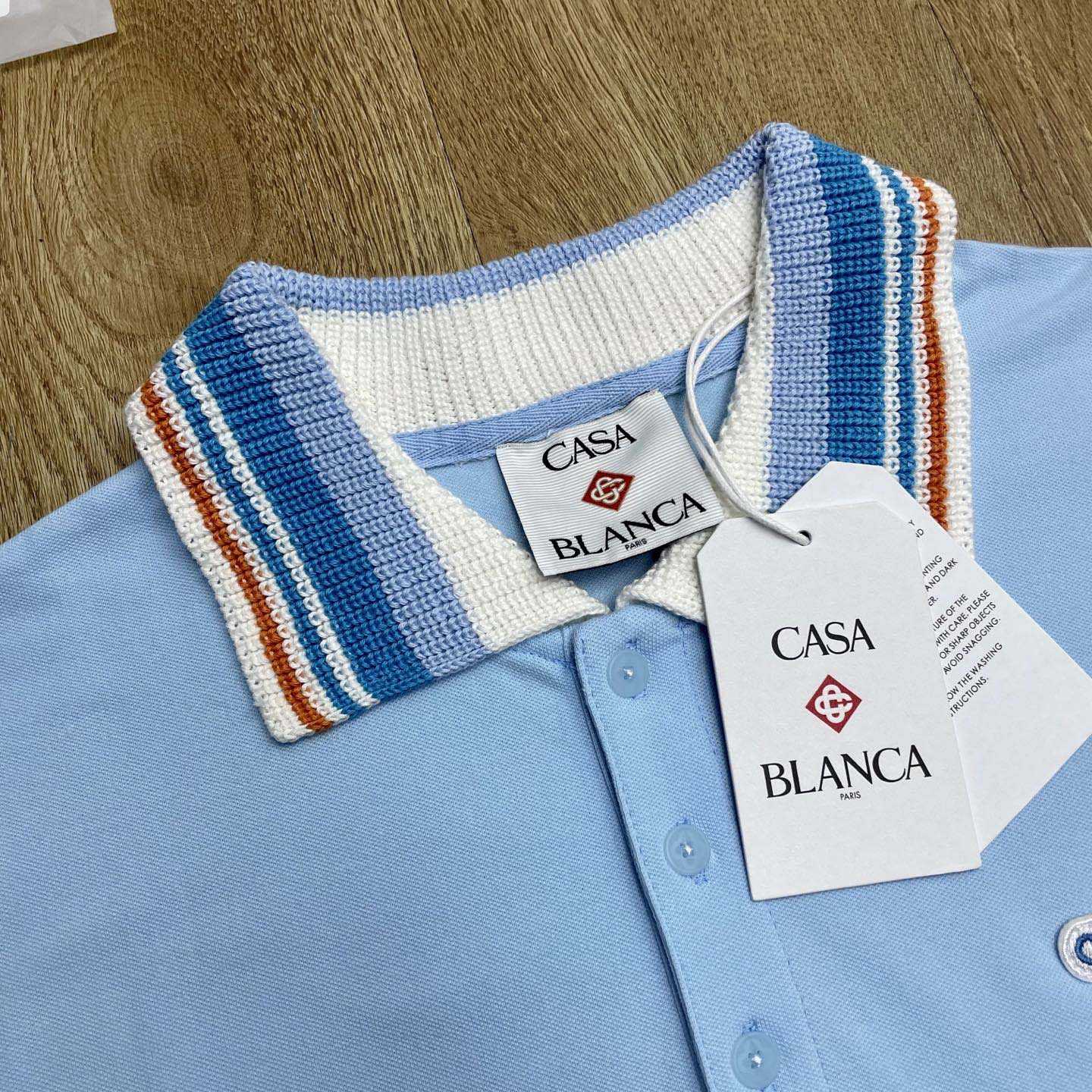 Casablanca Organic-cotton Polo Shirt   c1049 - EUR FASHION