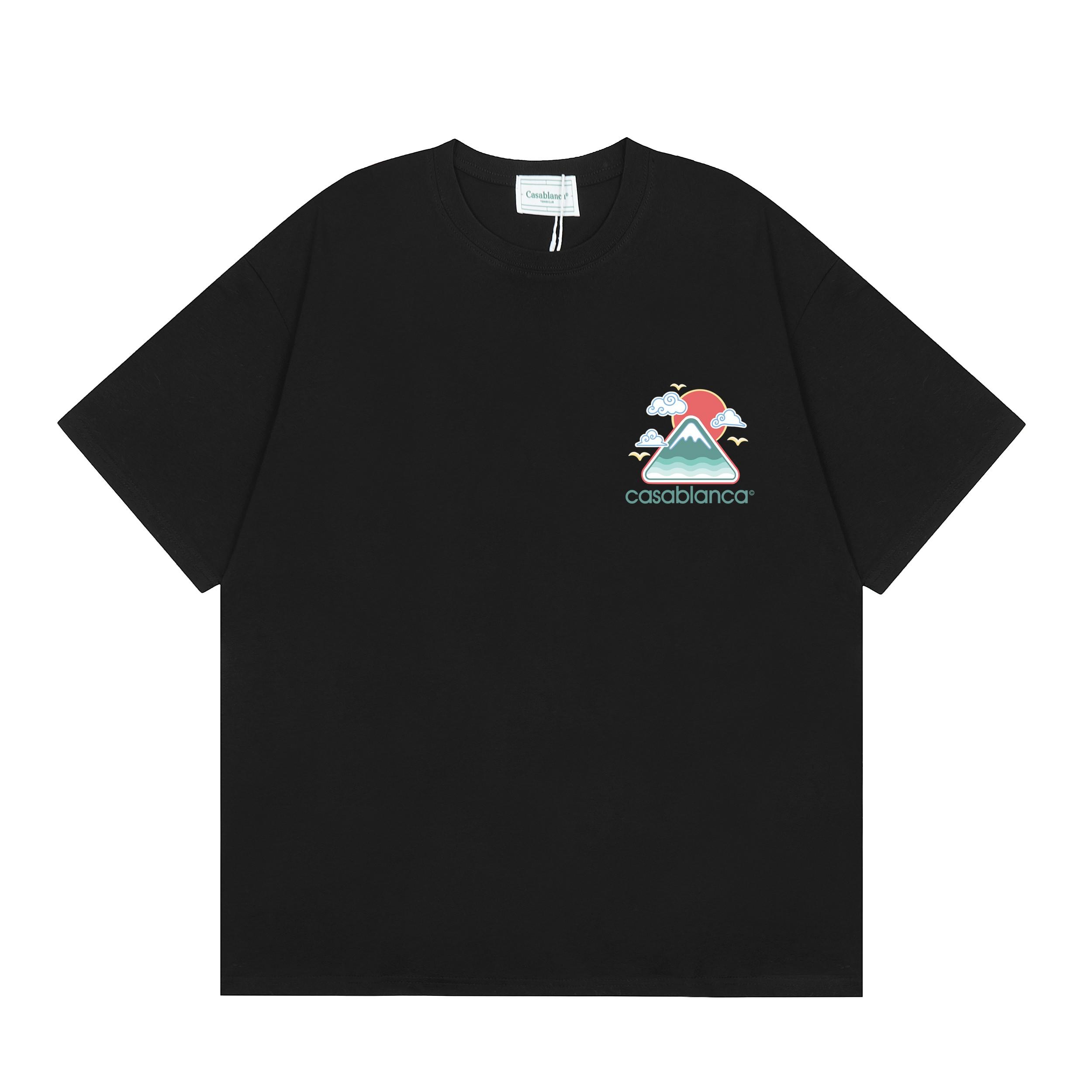 Casablanca cotton T-shirt    - EUR FASHION