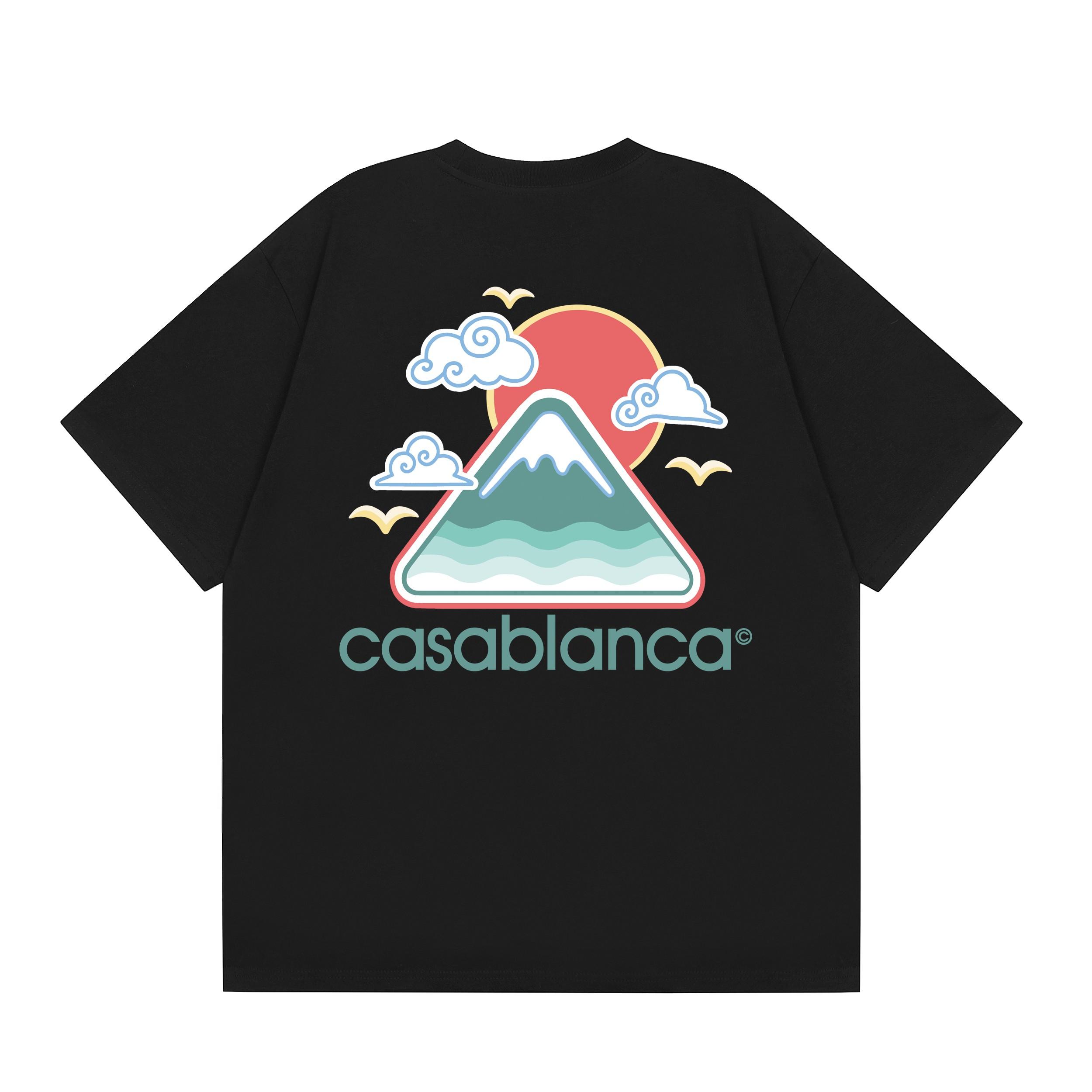 Casablanca cotton T-shirt    - EUR FASHION