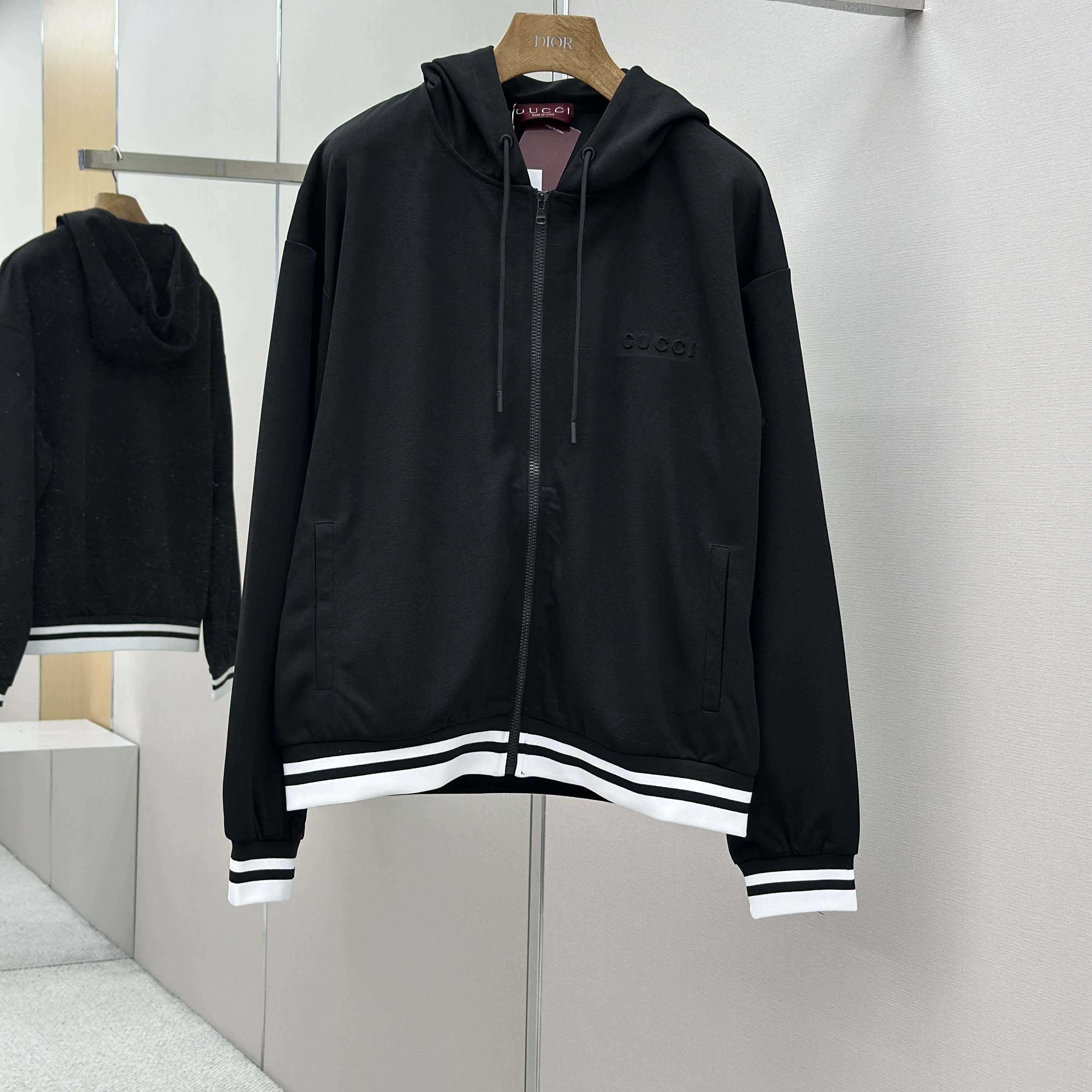 Gucci Technical Jersey Hooded Zip Jacket - EUR FASHION