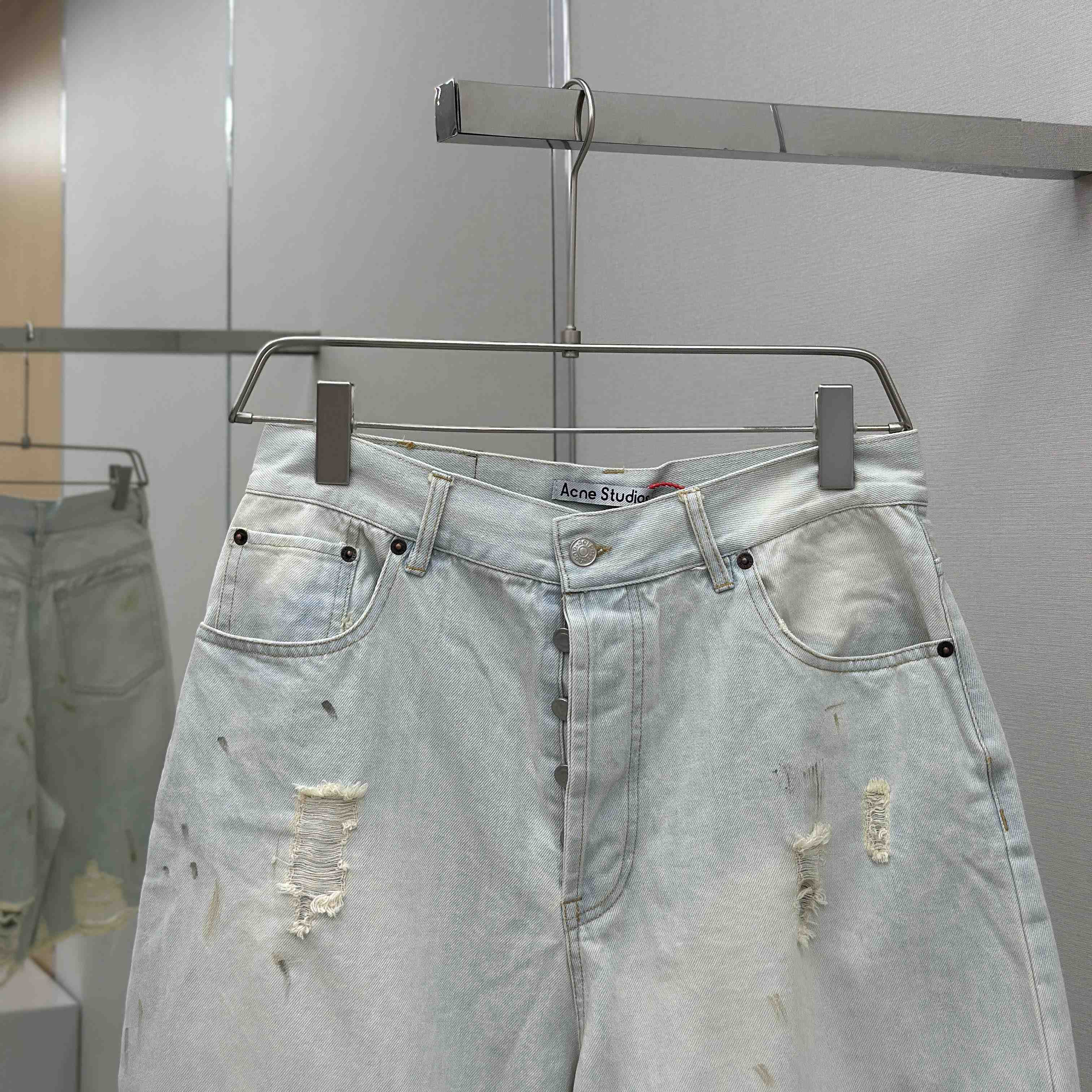 Acne Studios Denim Shorts - Loose Fit - EUR FASHION