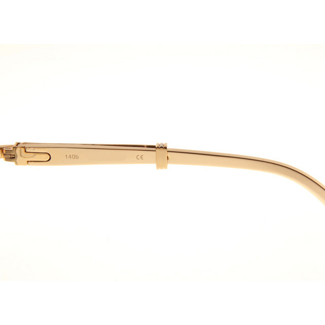 Cartier CT1990-0692 Gold Stainless Steel Sunglasses In Gold Grey - EUR FASHION