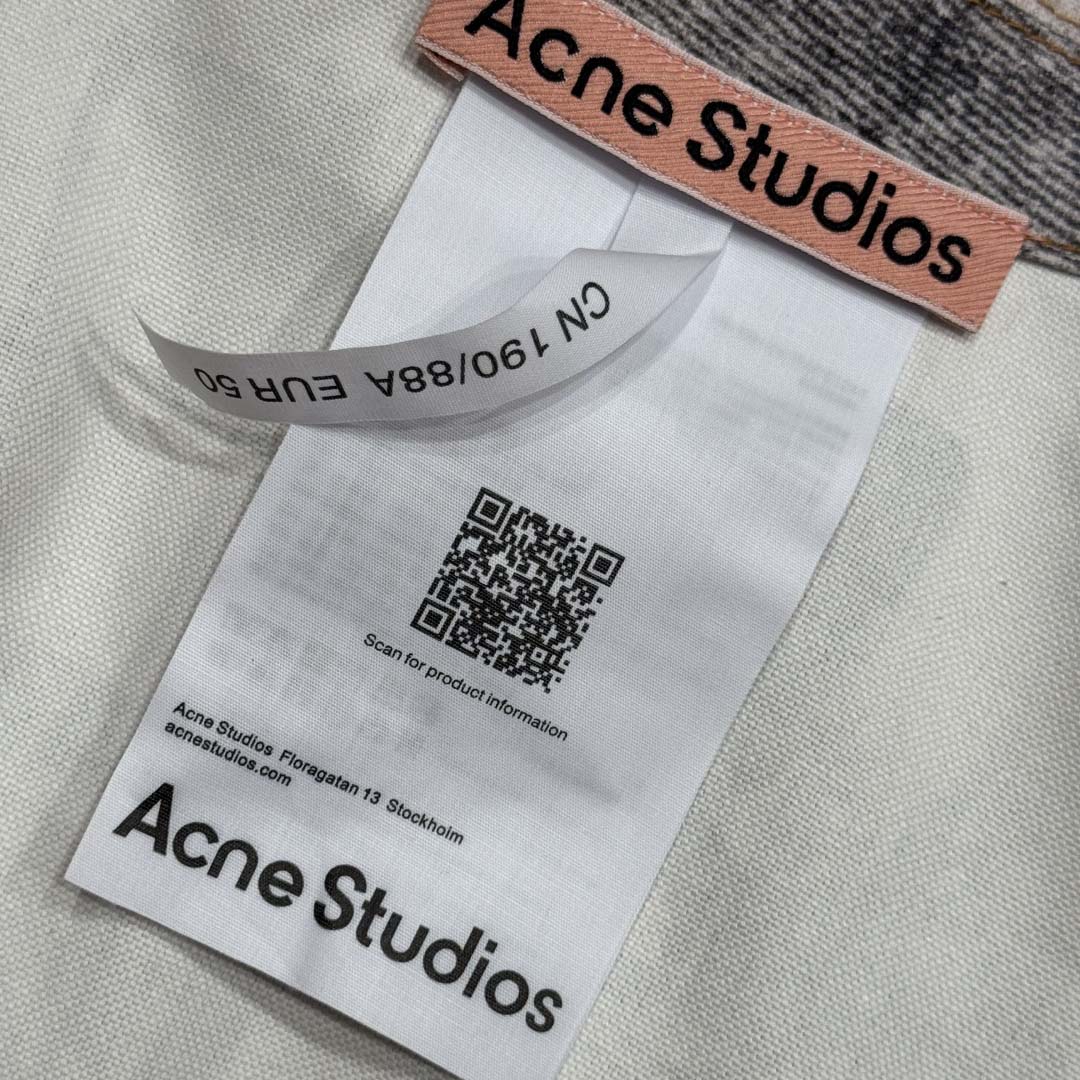 Acne Studios Jacket & Jean Trompe L'oeil Print - EUR FASHION