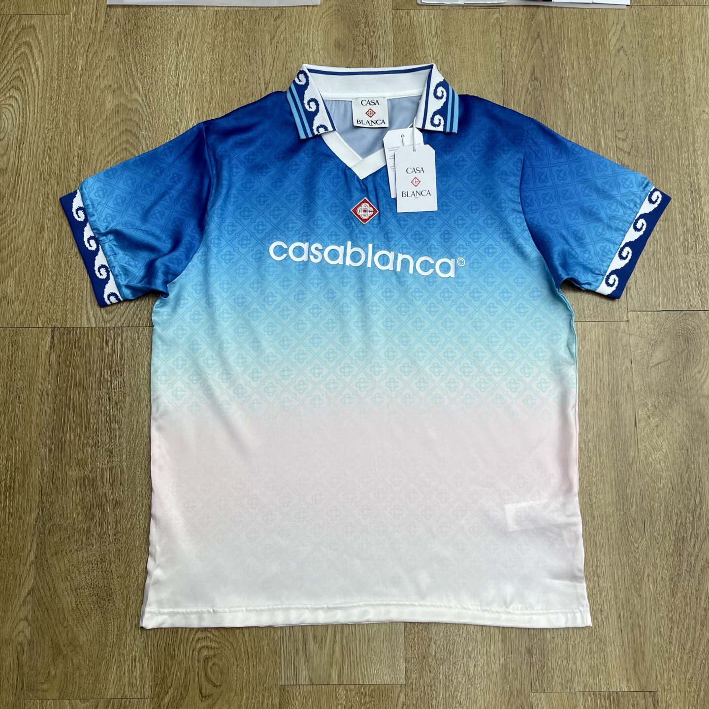 Casablanca Jacquard Gradient Football Shirt  C1025 - EUR FASHION