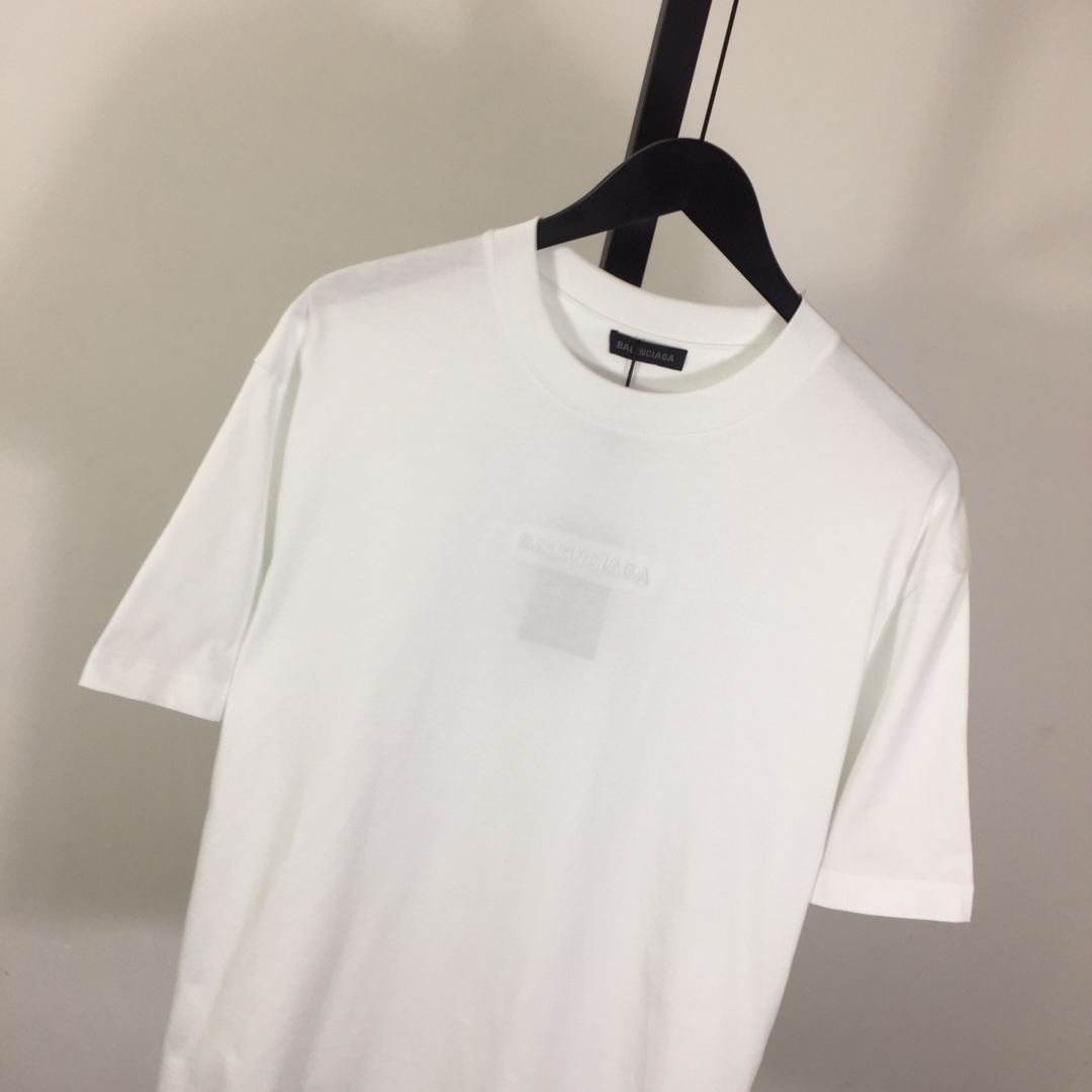 Balenciaga Embroidered Lettering Short Sleeve - EUR FASHION