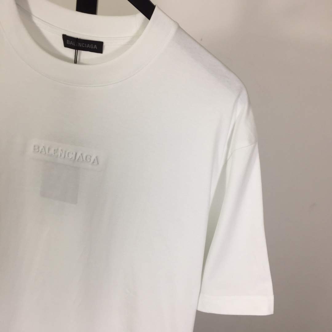 Balenciaga Embroidered Lettering Short Sleeve - EUR FASHION