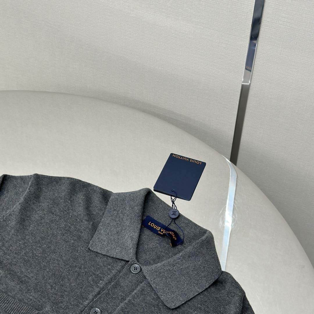 Louis Vuitton Cotton Knit Overshirt   1AFANI - EUR FASHION