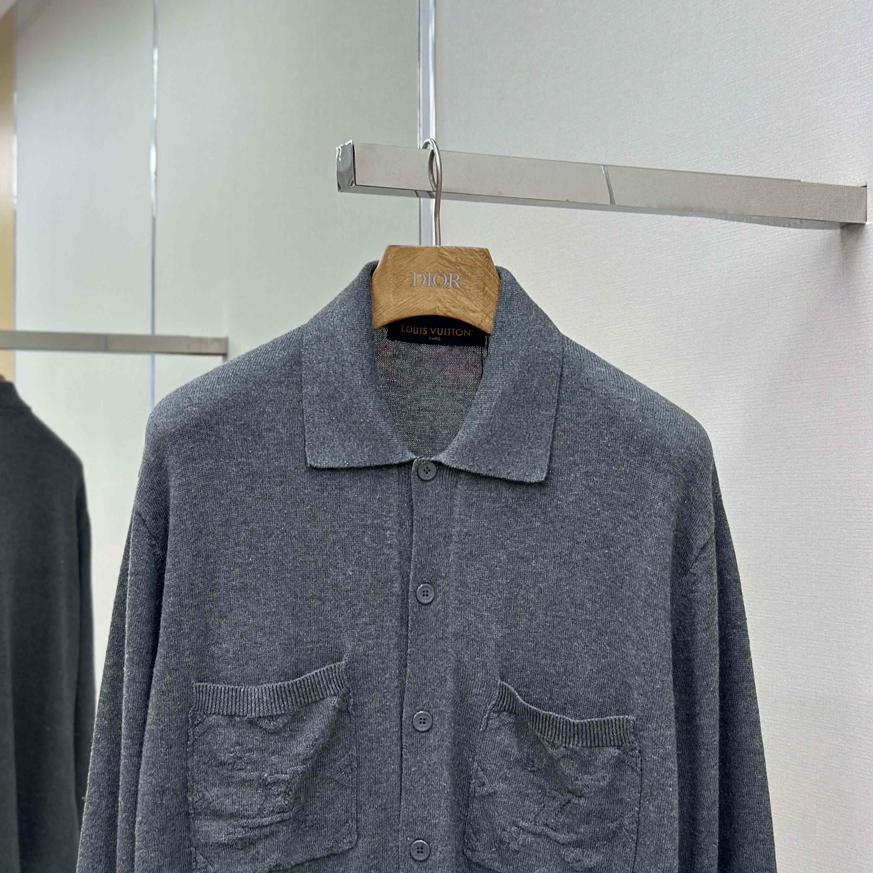 Louis Vuitton Cotton Knit Overshirt   1AFANI - EUR FASHION