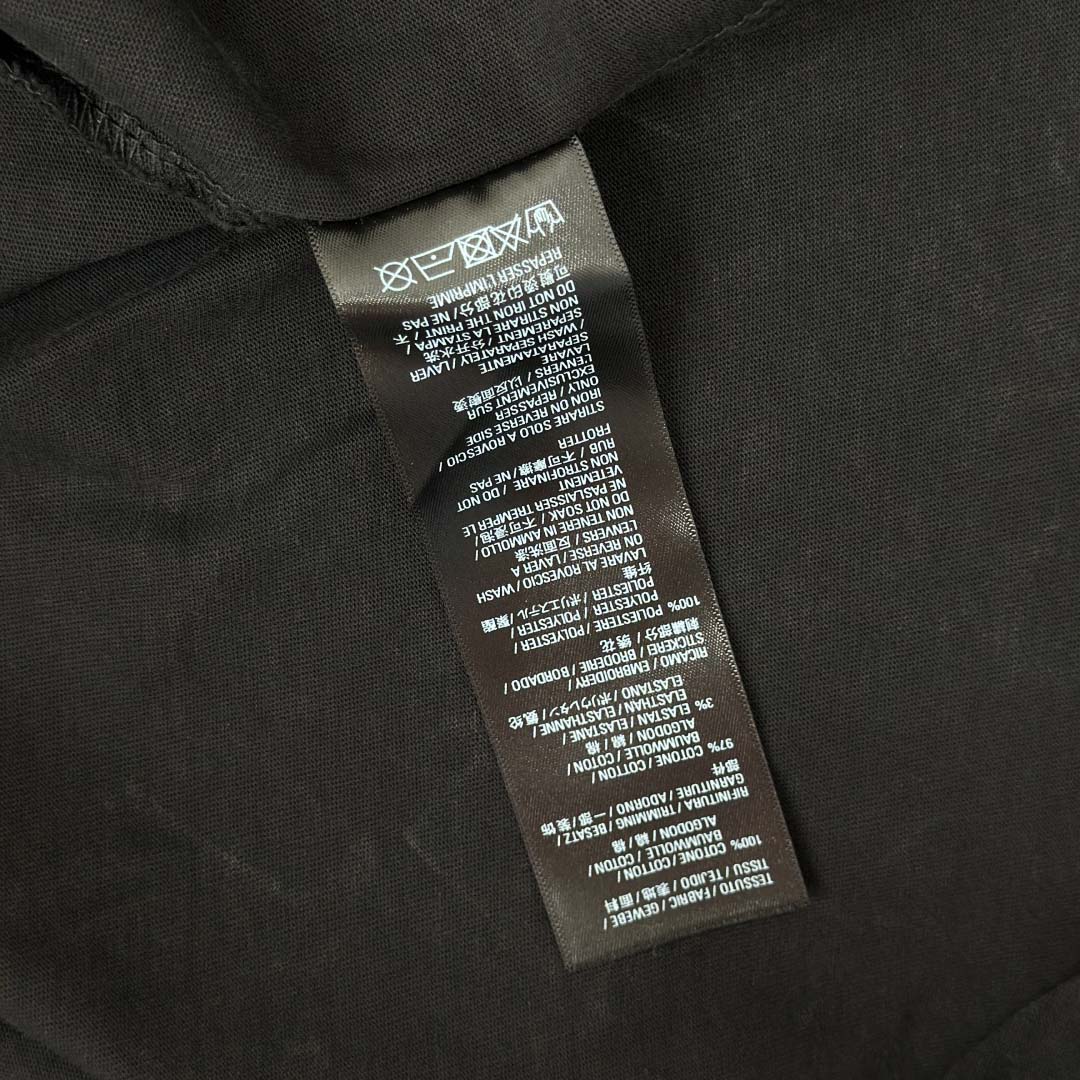 Balenciaga Taped Balenciaga Back T-Shirt Medium Fit in heather grey dry jersey - EUR FASHION