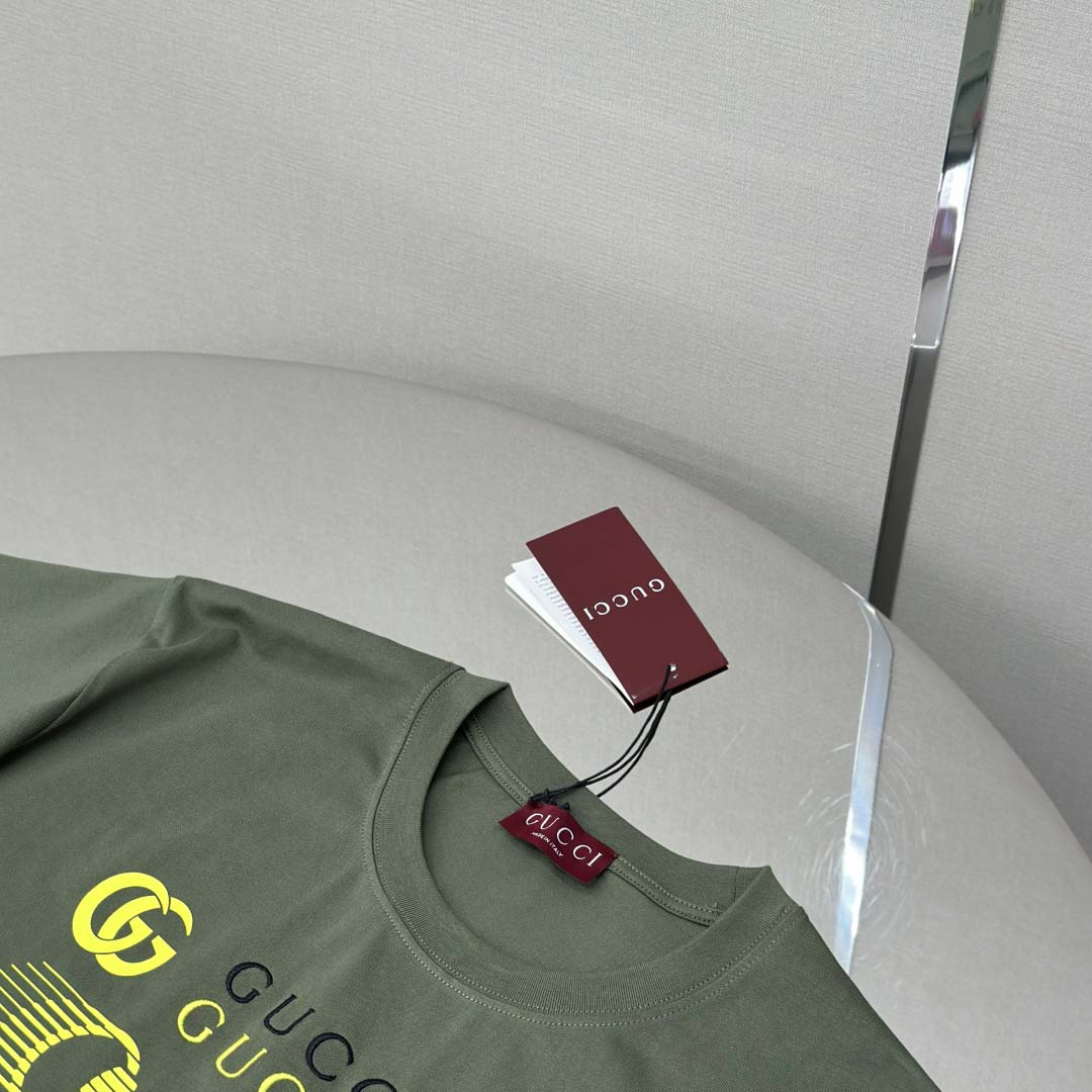 Gucci Printed Cotton Jersey T-shirt - EUR FASHION