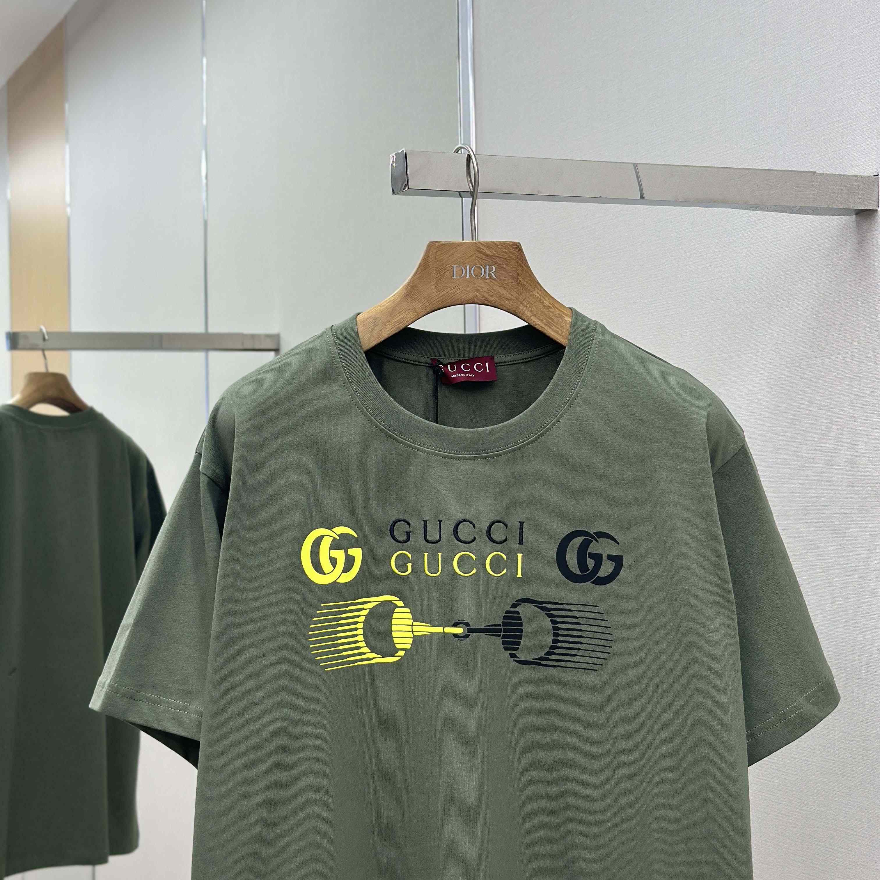 Gucci Printed Cotton Jersey T-shirt - EUR FASHION