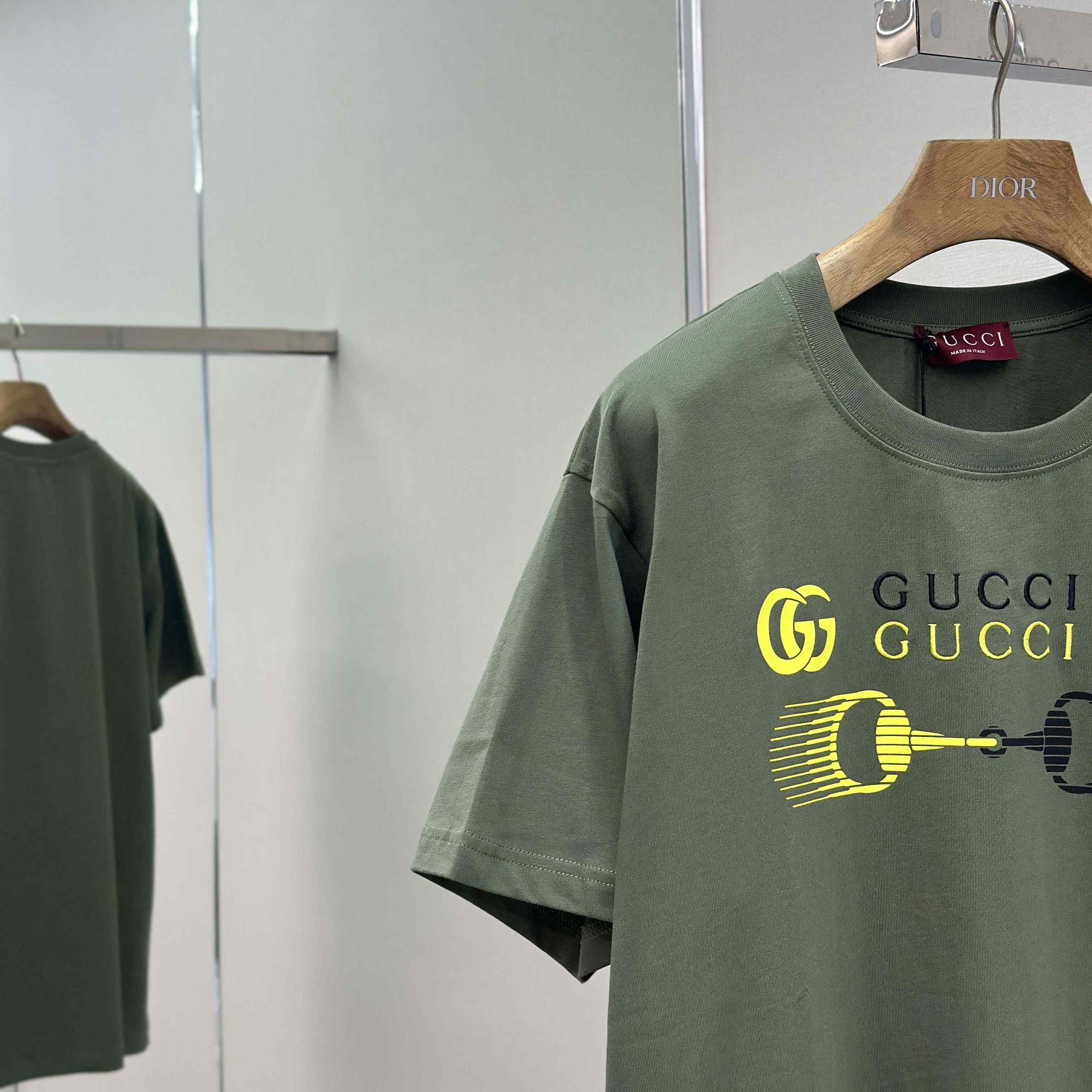 Gucci Printed Cotton Jersey T-shirt - EUR FASHION