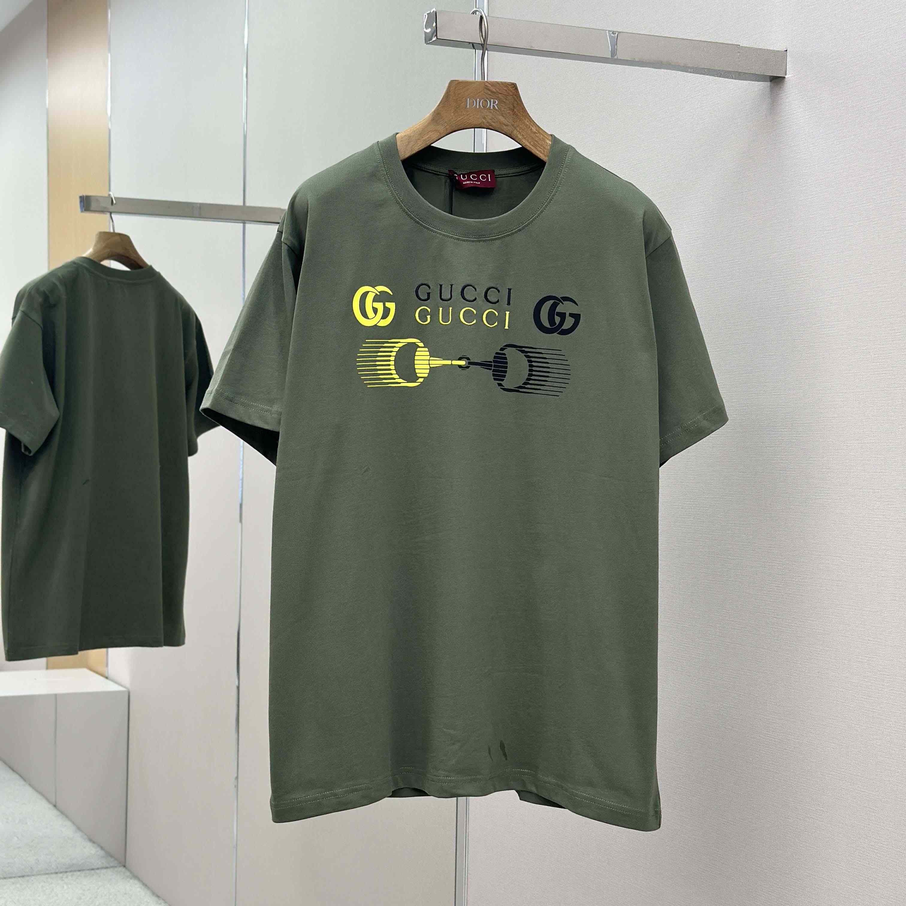 Gucci Printed Cotton Jersey T-shirt - EUR FASHION