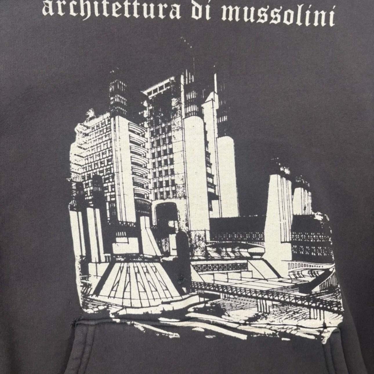 Enfants Riches Déprimés Architettura Di Mussolini Hoodie - EUR FASHION