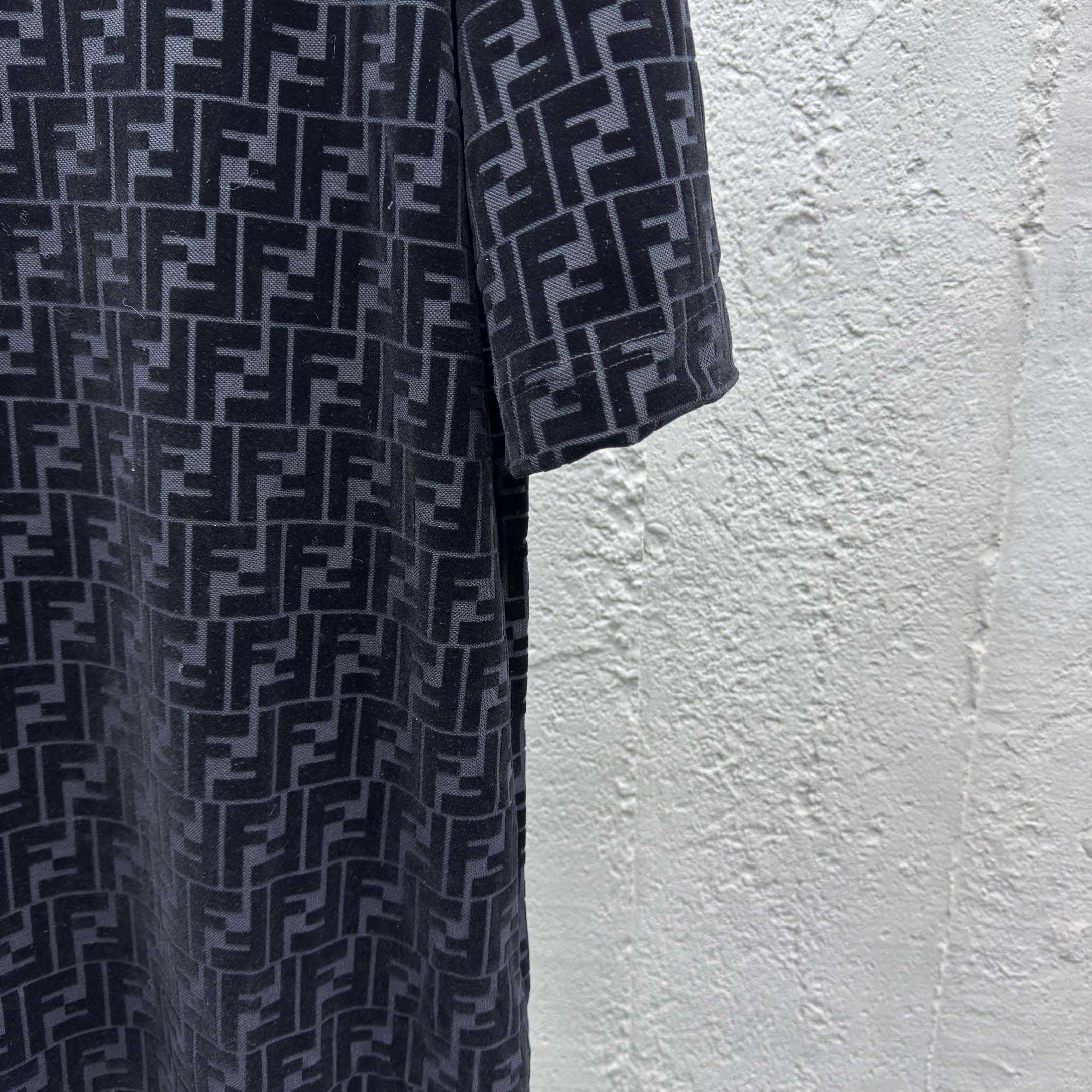 Fendi T-shirt In Black Piqué - EUR FASHION