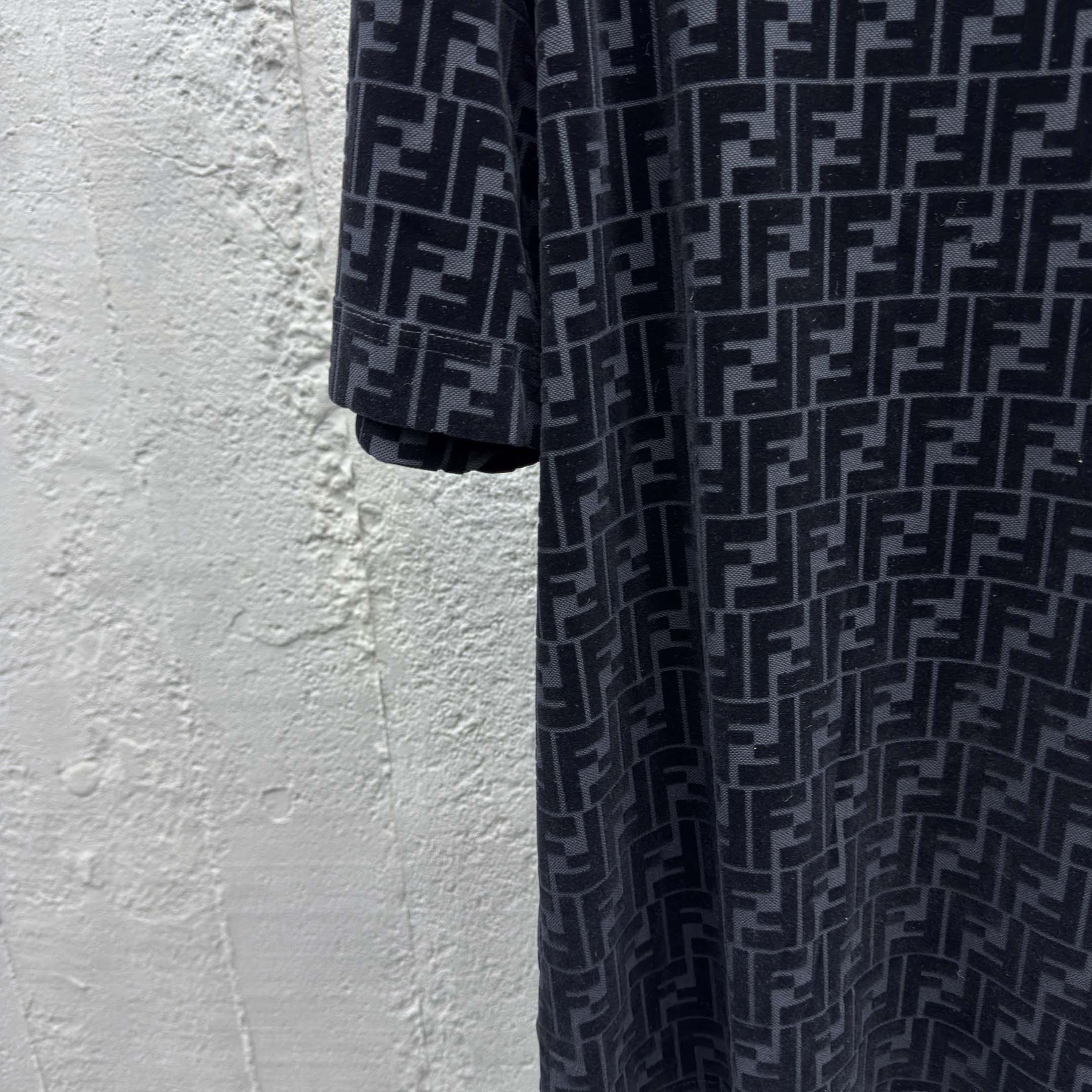 Fendi T-shirt In Black Piqué - EUR FASHION