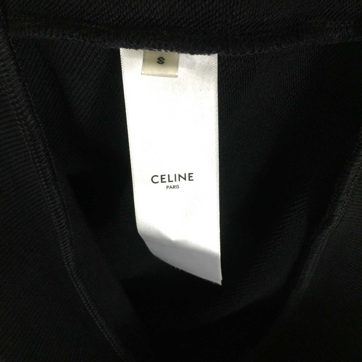 Celine Triomphe Loose Sweatshirt In Cotton Fleece - EUR FASHION