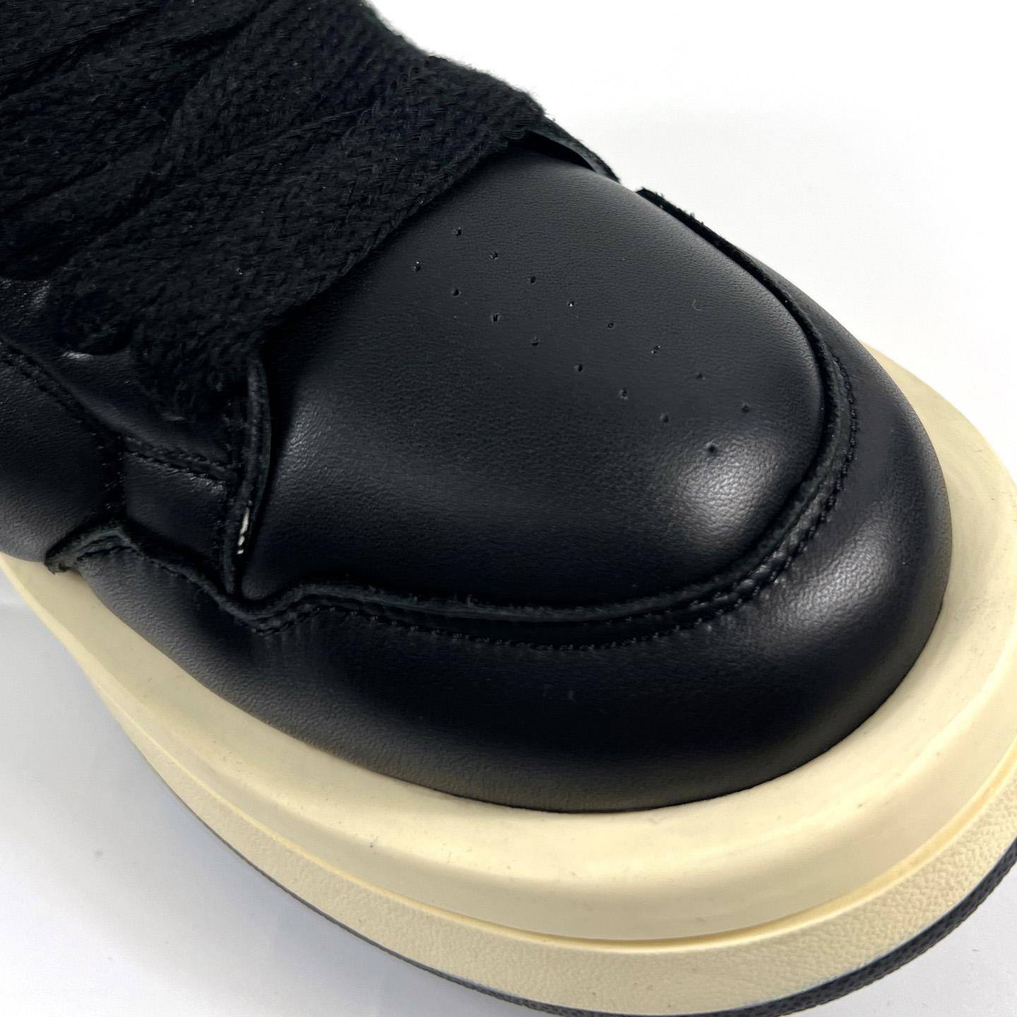 Rick Owens x DRKSHDW TURBOWPN Low 'Black Cloud Cream' - EUR FASHION