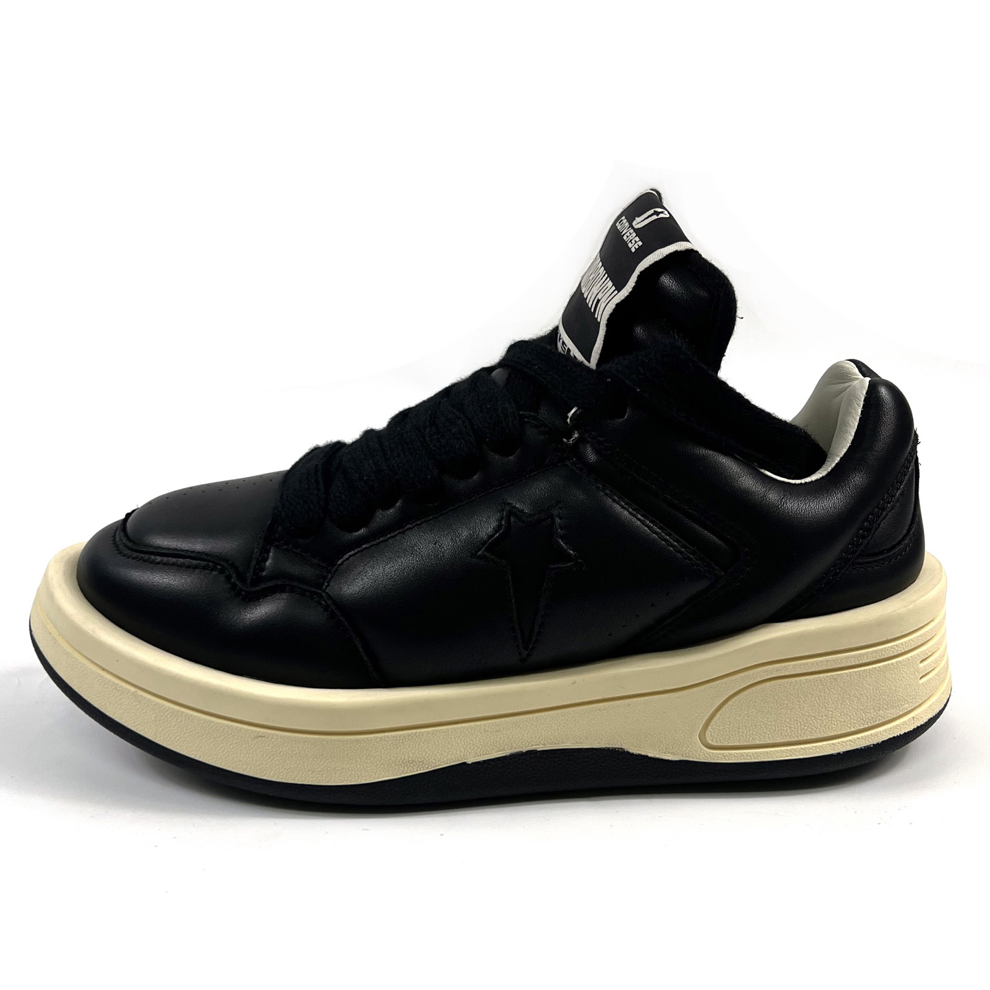 Rick Owens x DRKSHDW TURBOWPN Low 'Black Cloud Cream' - EUR FASHION