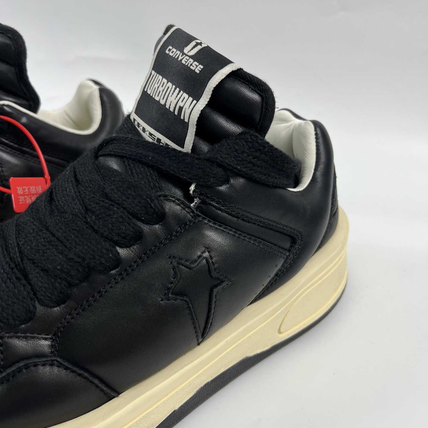 Rick Owens x DRKSHDW TURBOWPN Low 'Black Cloud Cream' - EUR FASHION