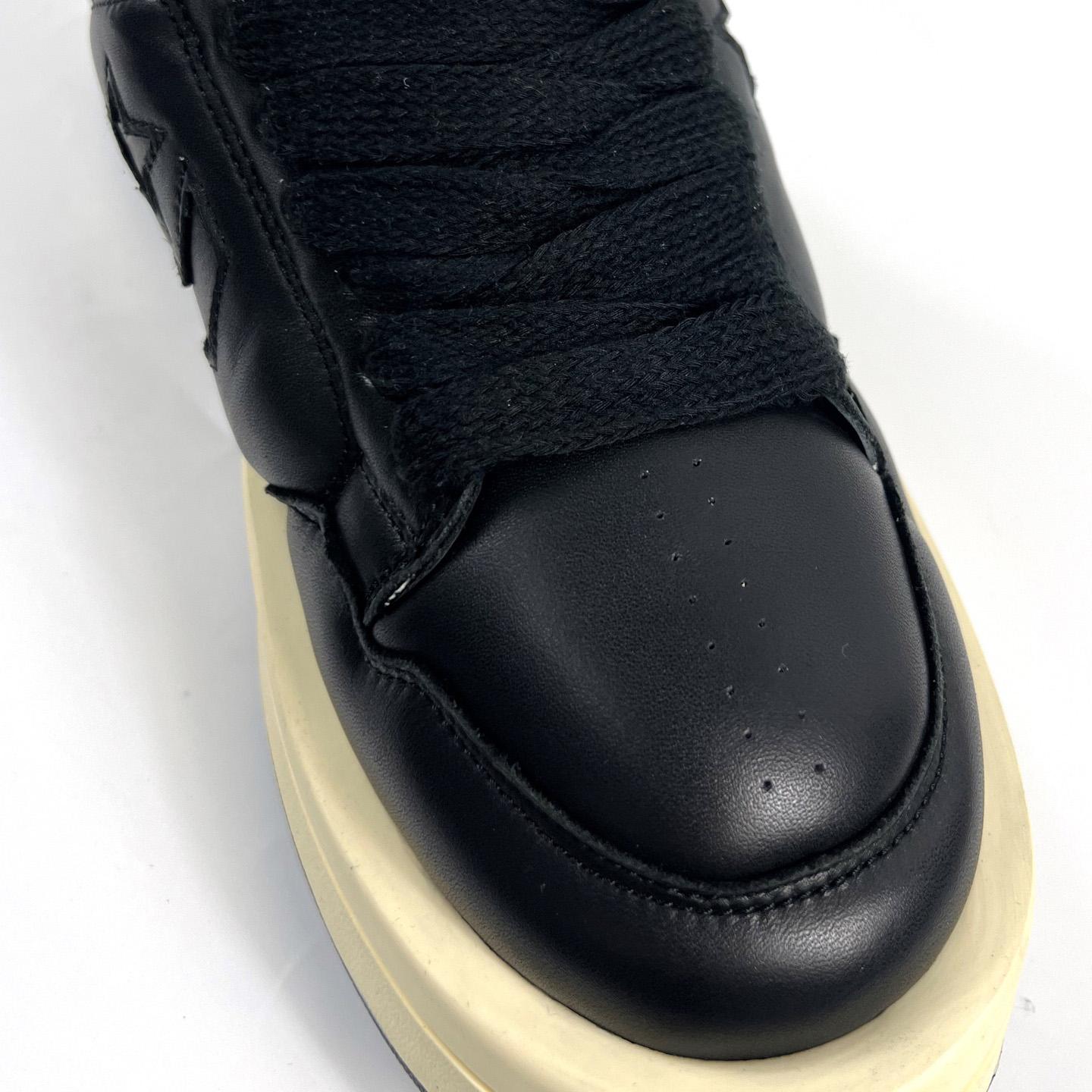 Rick Owens x DRKSHDW TURBOWPN Low 'Black Cloud Cream' - EUR FASHION