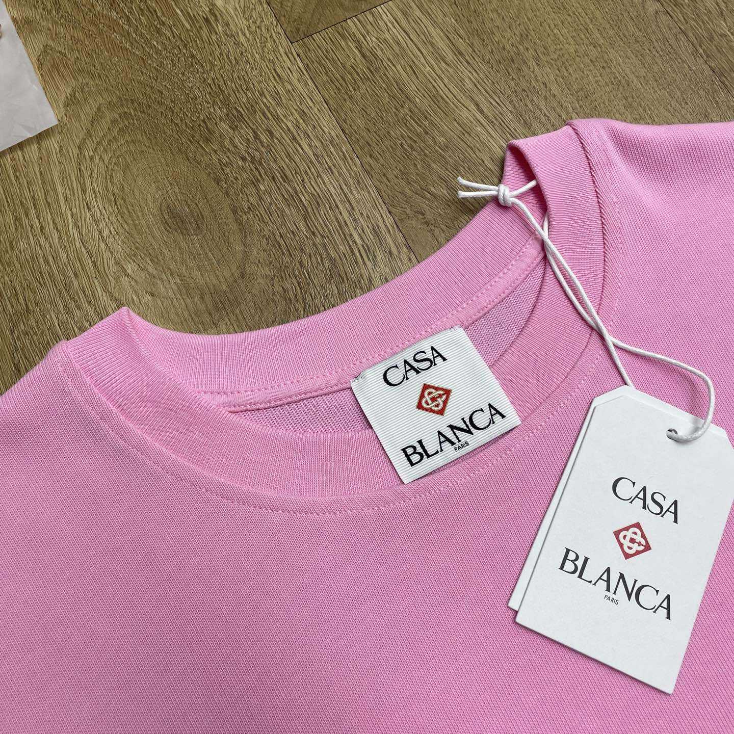 Casablanca Pink L'Arc Coloré T-Shirt    C1067 - EUR FASHION