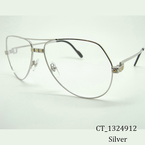 Cartier CT 1324912 Eyeglasses In Silver - EUR FASHION
