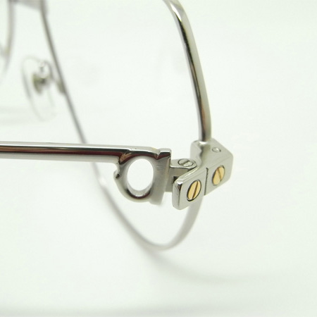 Cartier CT 1324912 Eyeglasses In Silver - EUR FASHION