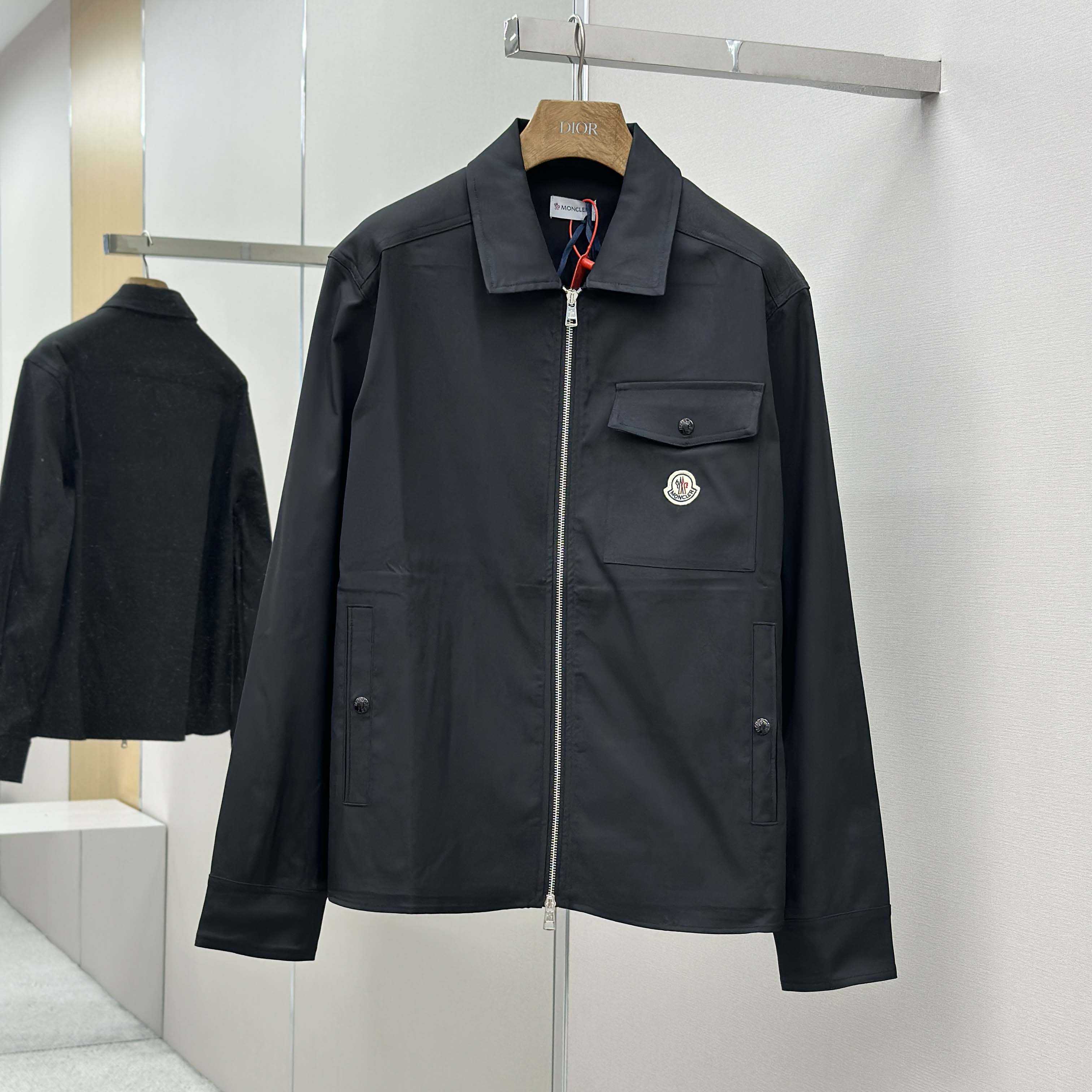 Moncler Gabardine Cotton Shirt Jacket - EUR FASHION