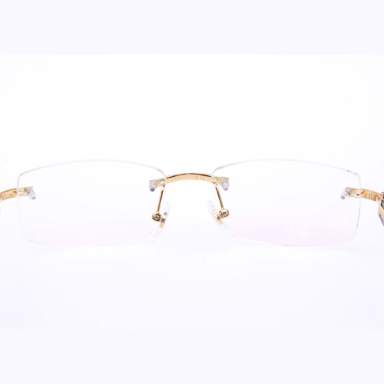 Cartier CT_3524012 Black Buffalo Eyeglasses In Gold - EUR FASHION