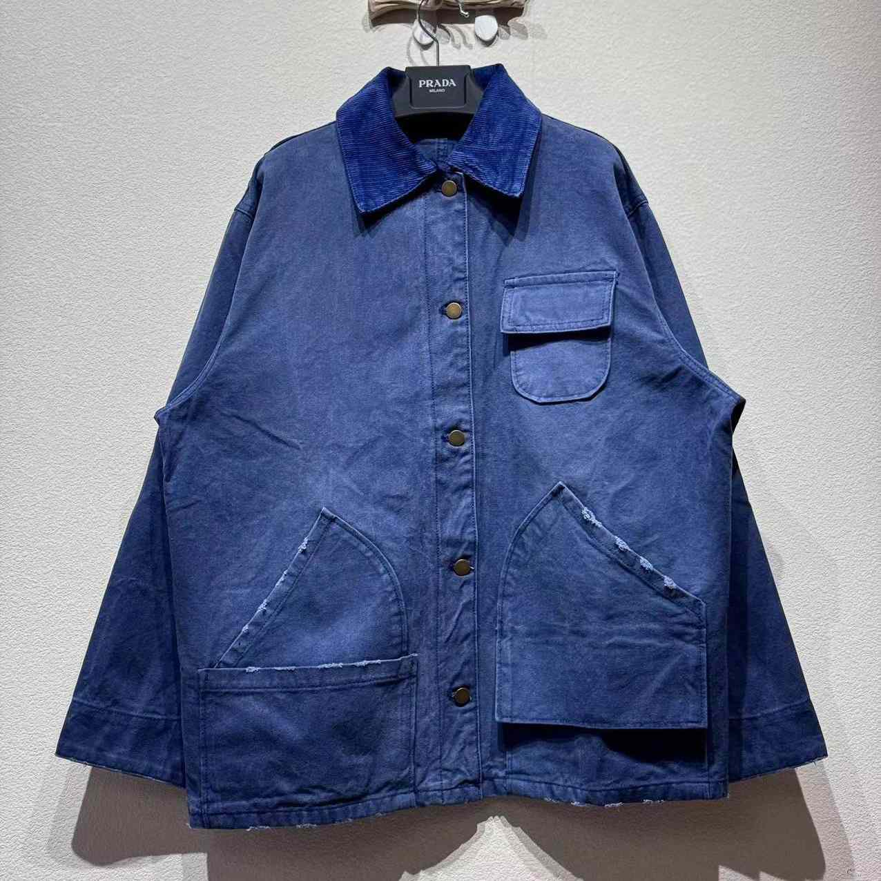 Prada Canvas Trucker Jacket - EUR FASHION