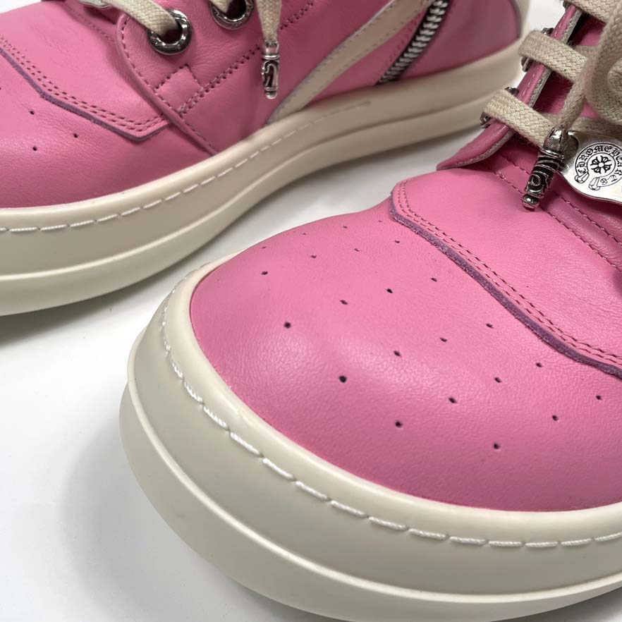 Chrome Hearts x Rick Owens Geobasket High 'Pink' - EUR FASHION