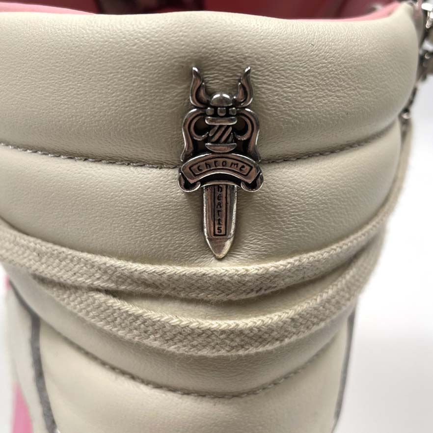 Chrome Hearts x Rick Owens Geobasket High 'Pink' - EUR FASHION