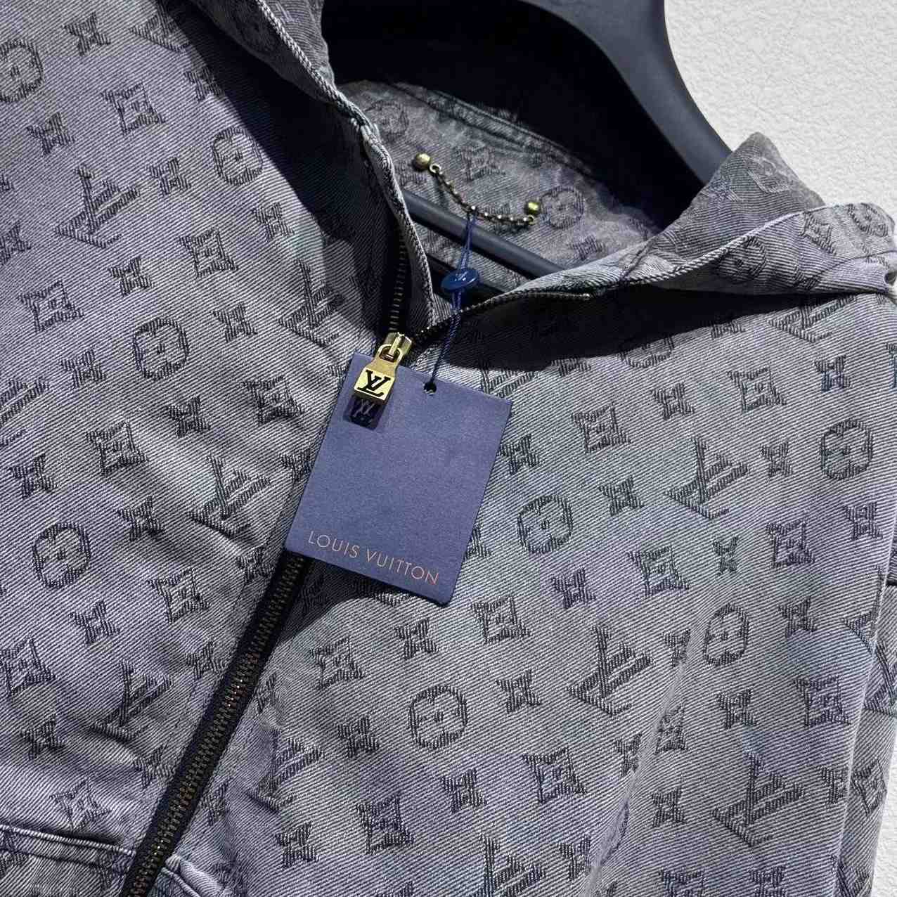 Louis Vuitton Monogram Denim Hooded Jacket - EUR FASHION