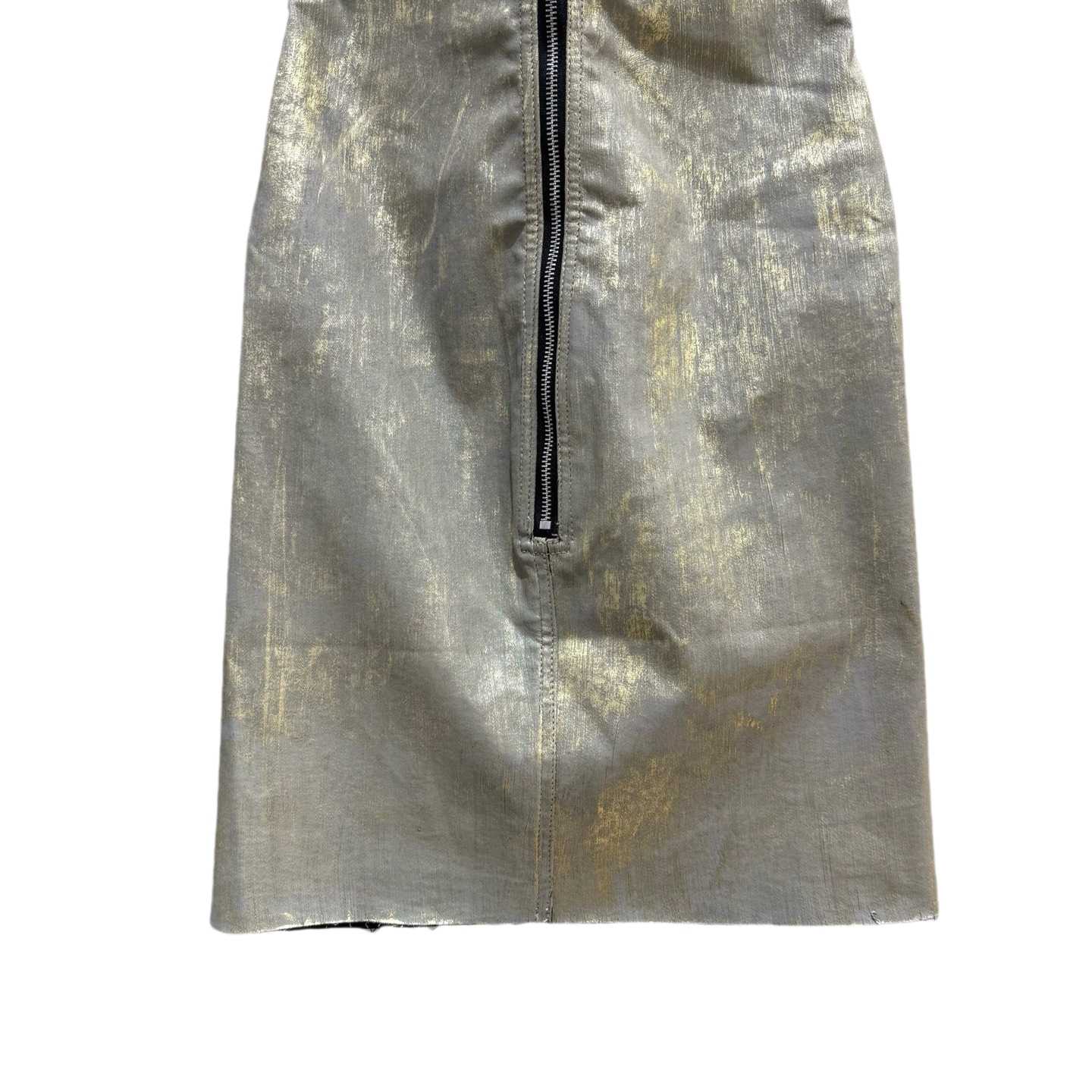 Rick Owens Gold Dress Prong Mini - EUR FASHION