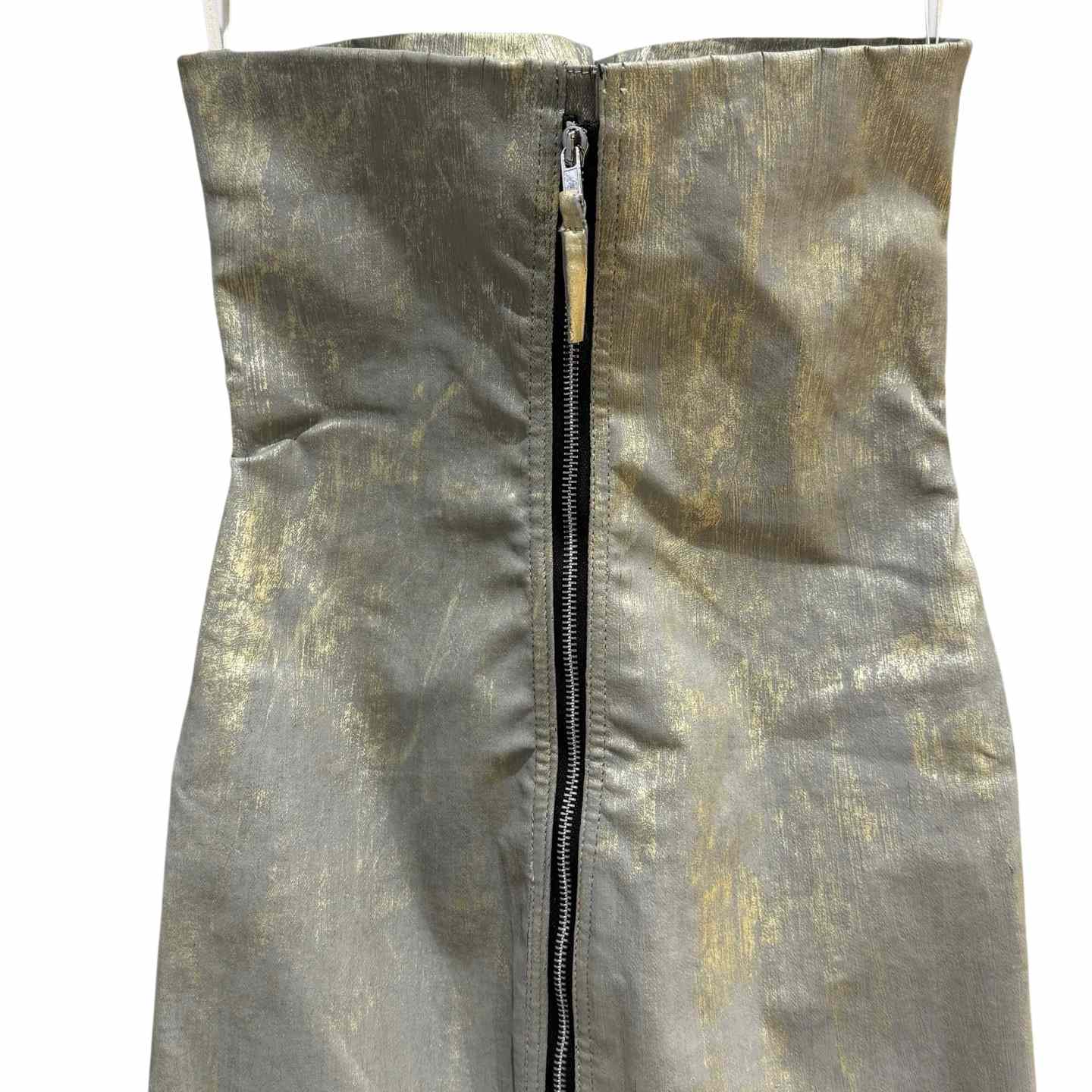 Rick Owens Gold Dress Prong Mini - EUR FASHION