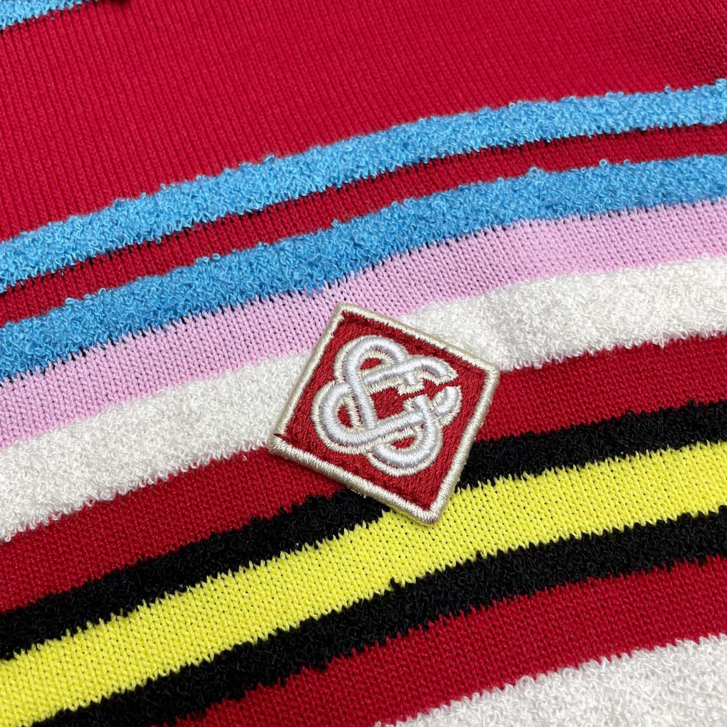 Casablanca Stripe Polo Shirt   D0097 - EUR FASHION