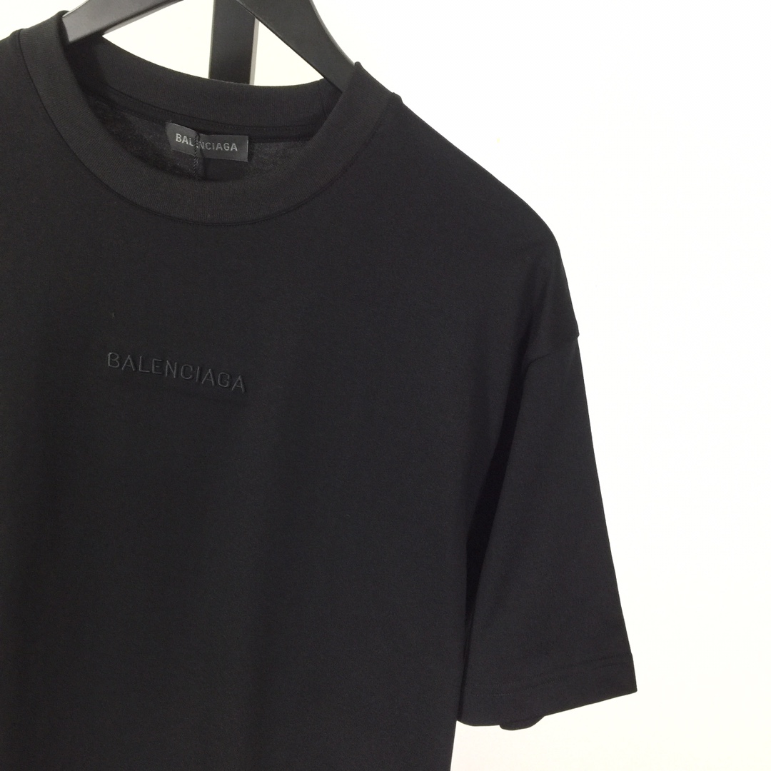 Balenciaga Embroidered Lettering Short Sleeve - EUR FASHION