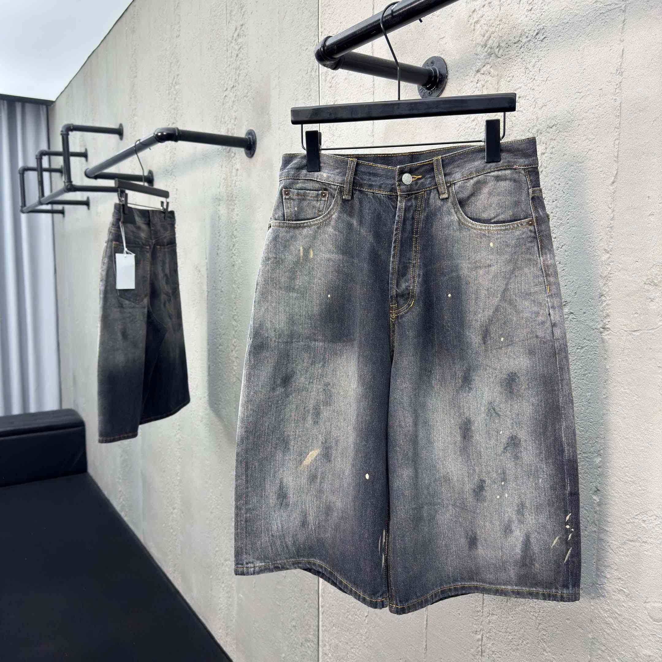 Acne Studios Denim Shorts - Loose Fit  - EUR FASHION